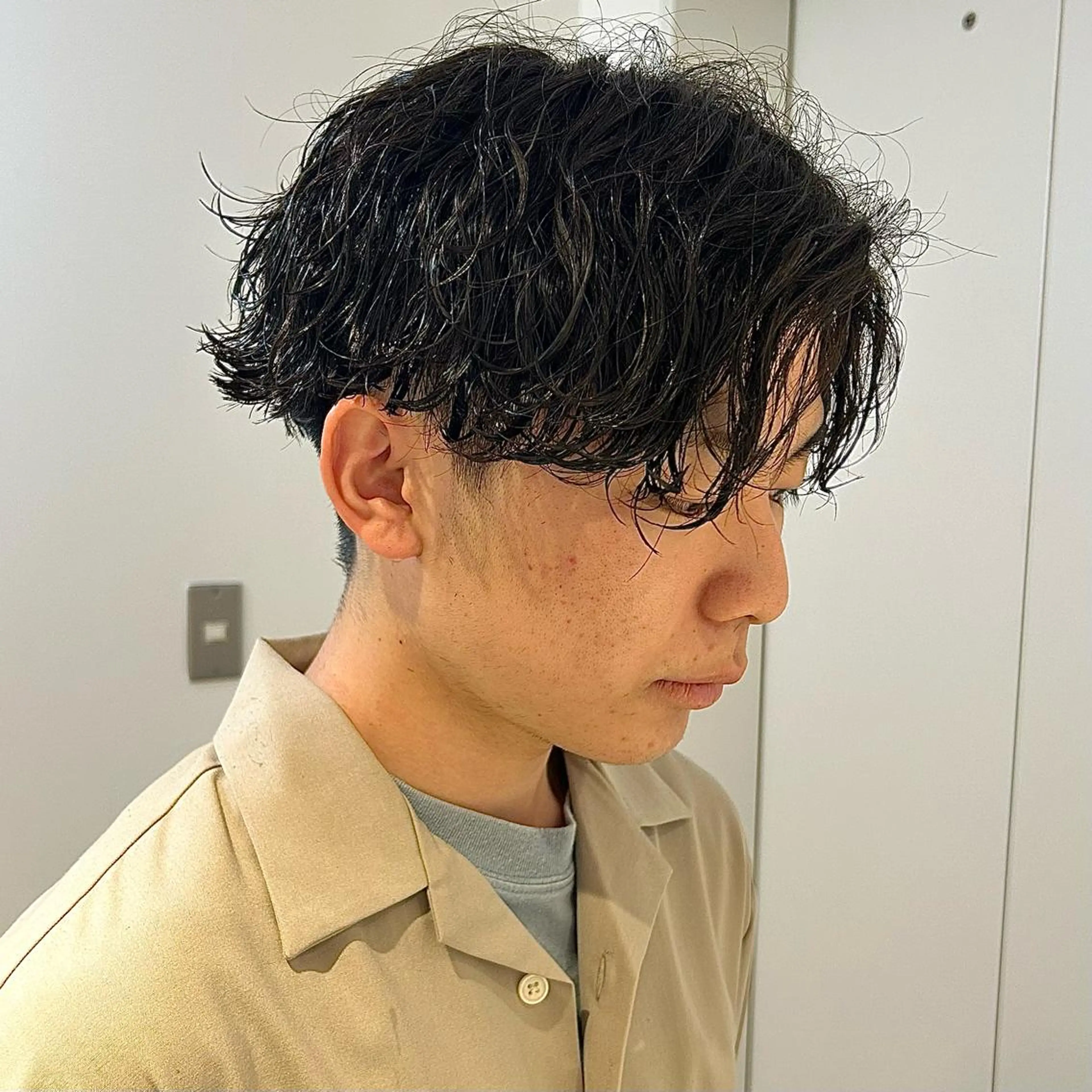 パーマ メンズ カット パーマ CYAN by acoron .池袋所属・メンズパーマ職人 ユキハシのヘアスタイル