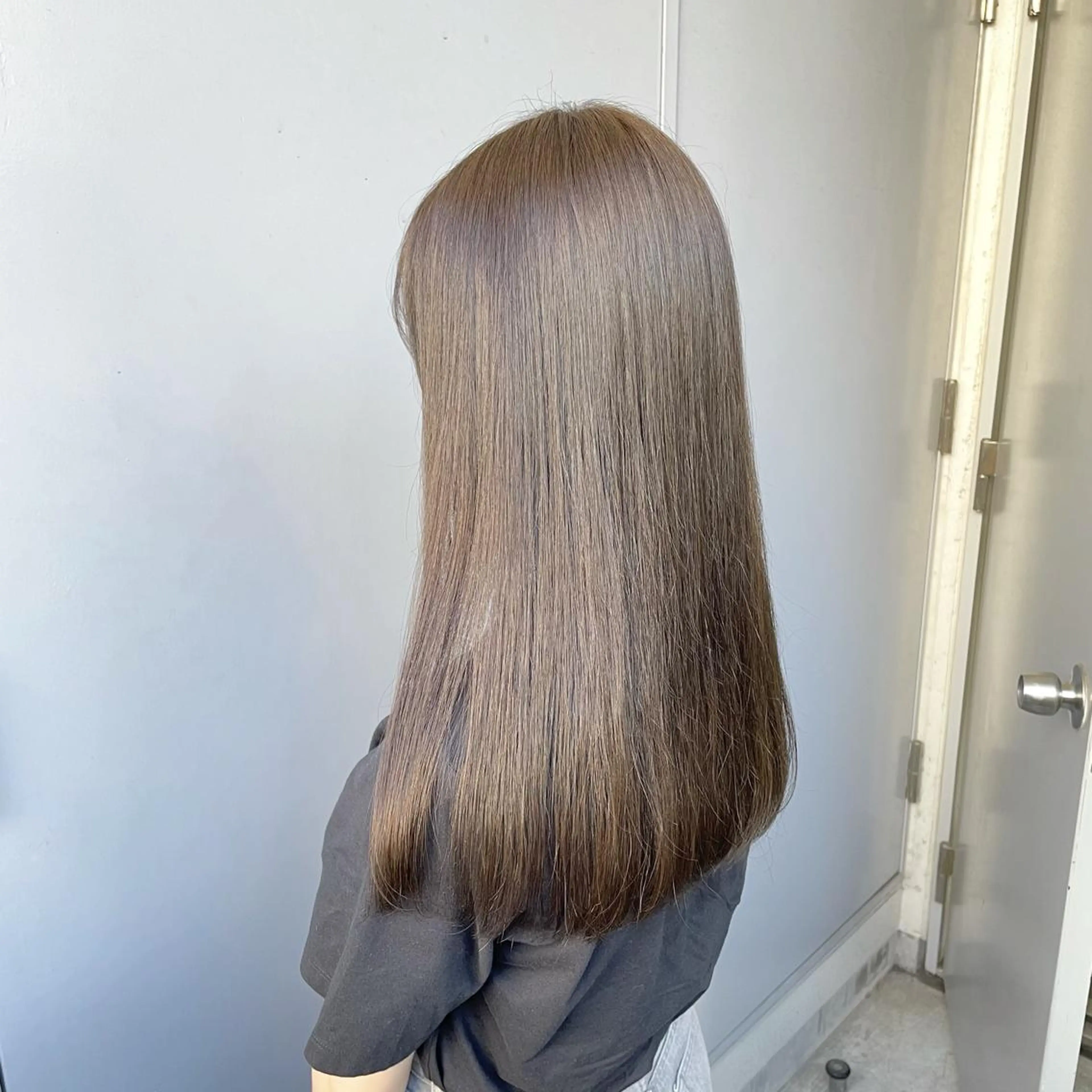 ロング カラー ヘアカラー トリートメント ヘアセット I'S.横浜所属・赤み消しカラー 🍀JUNKIのヘアスタイル