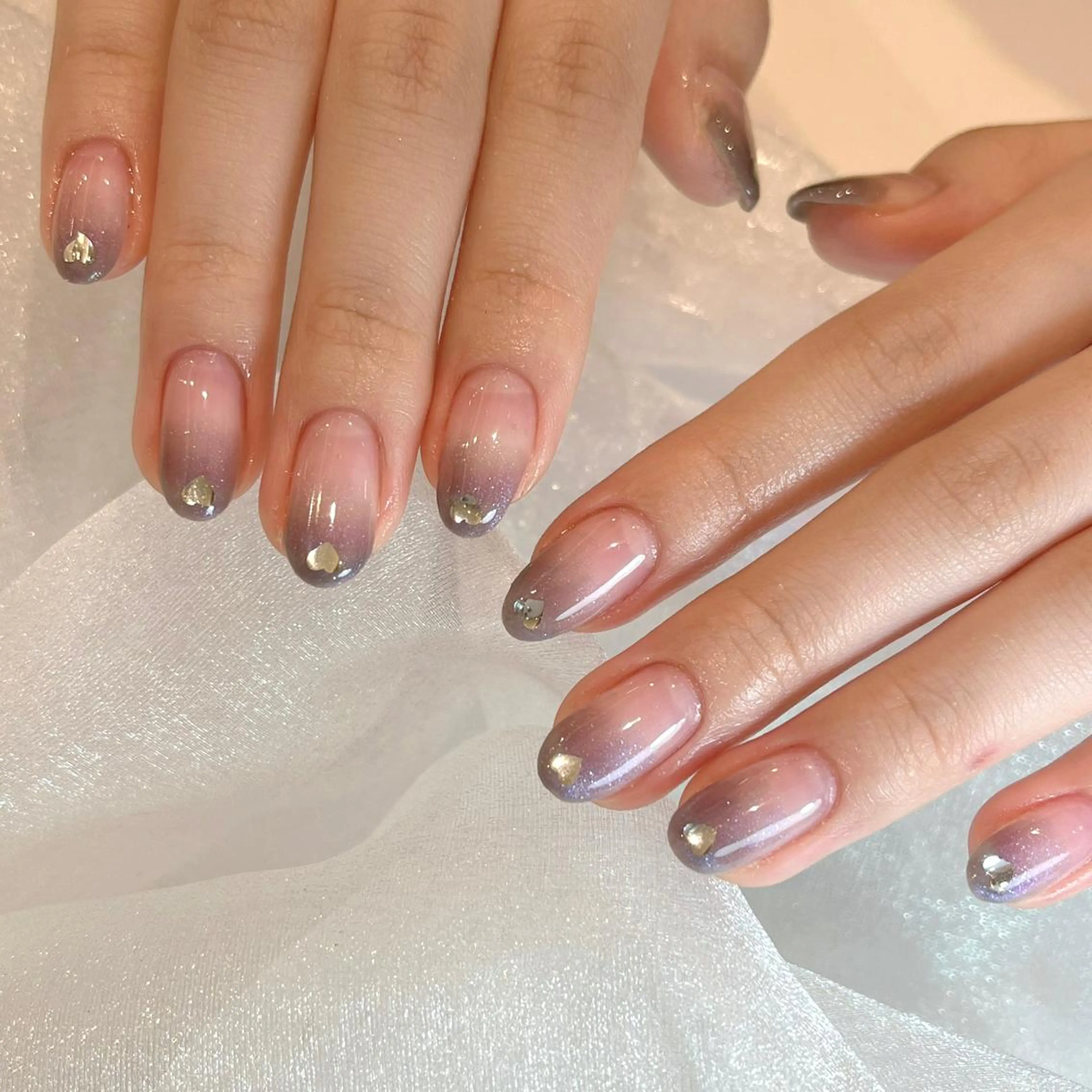 ネイル グラデーション ハート シンプルネイル Can Nail 栄店 【キャンネイル】所属・後藤今日子 CANNAIL栄店のネイルデザイン