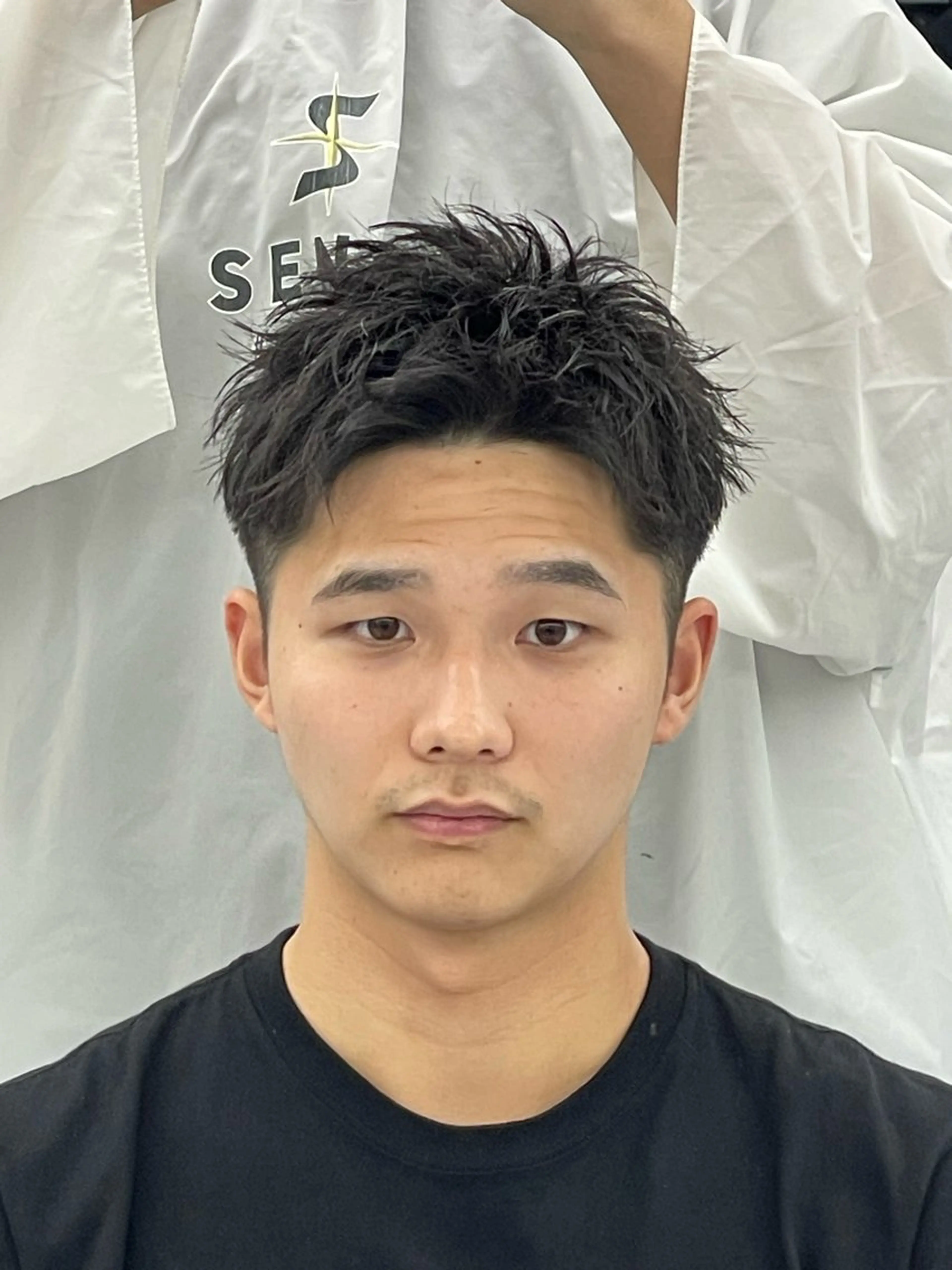 ショート ショートヘア カット パーマ 築地原 陵太のヘアスタイル