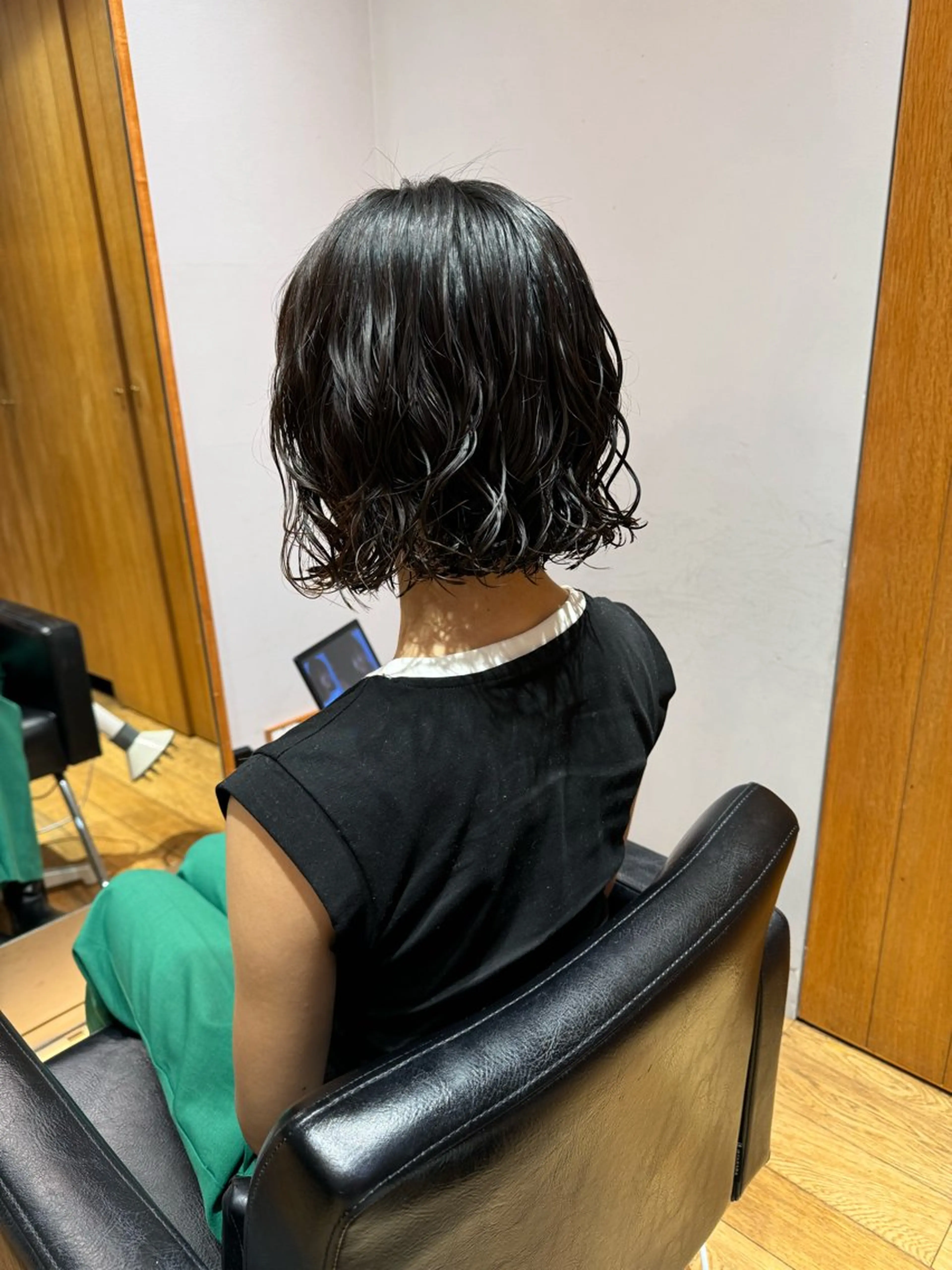 ショート パーマ ボブ カット パーマ 大橋 芽衣のヘアスタイル