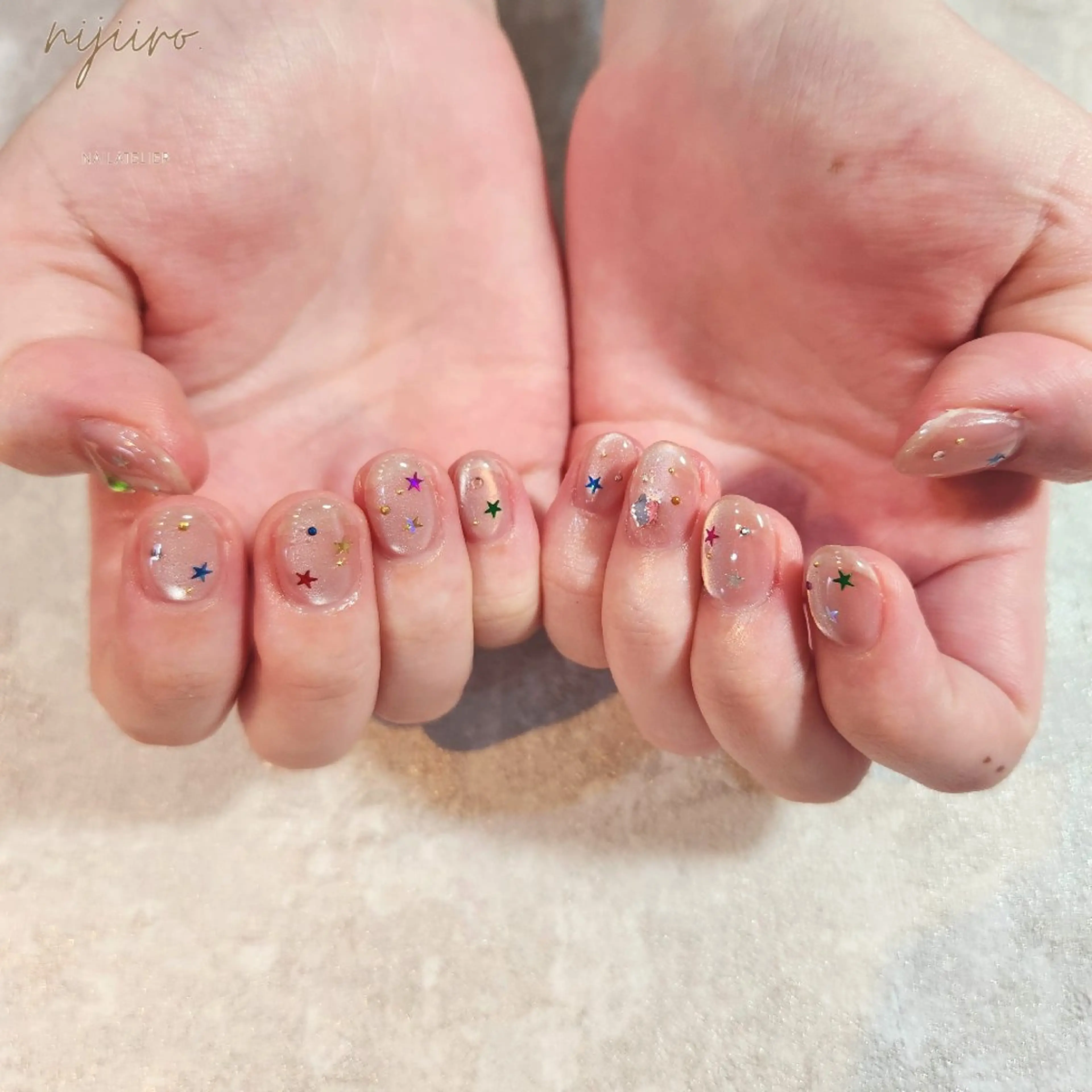 ネイル ハンドネイル nailatelier nijiiro.所属・nijiiro🌈 サトウのネイルデザイン