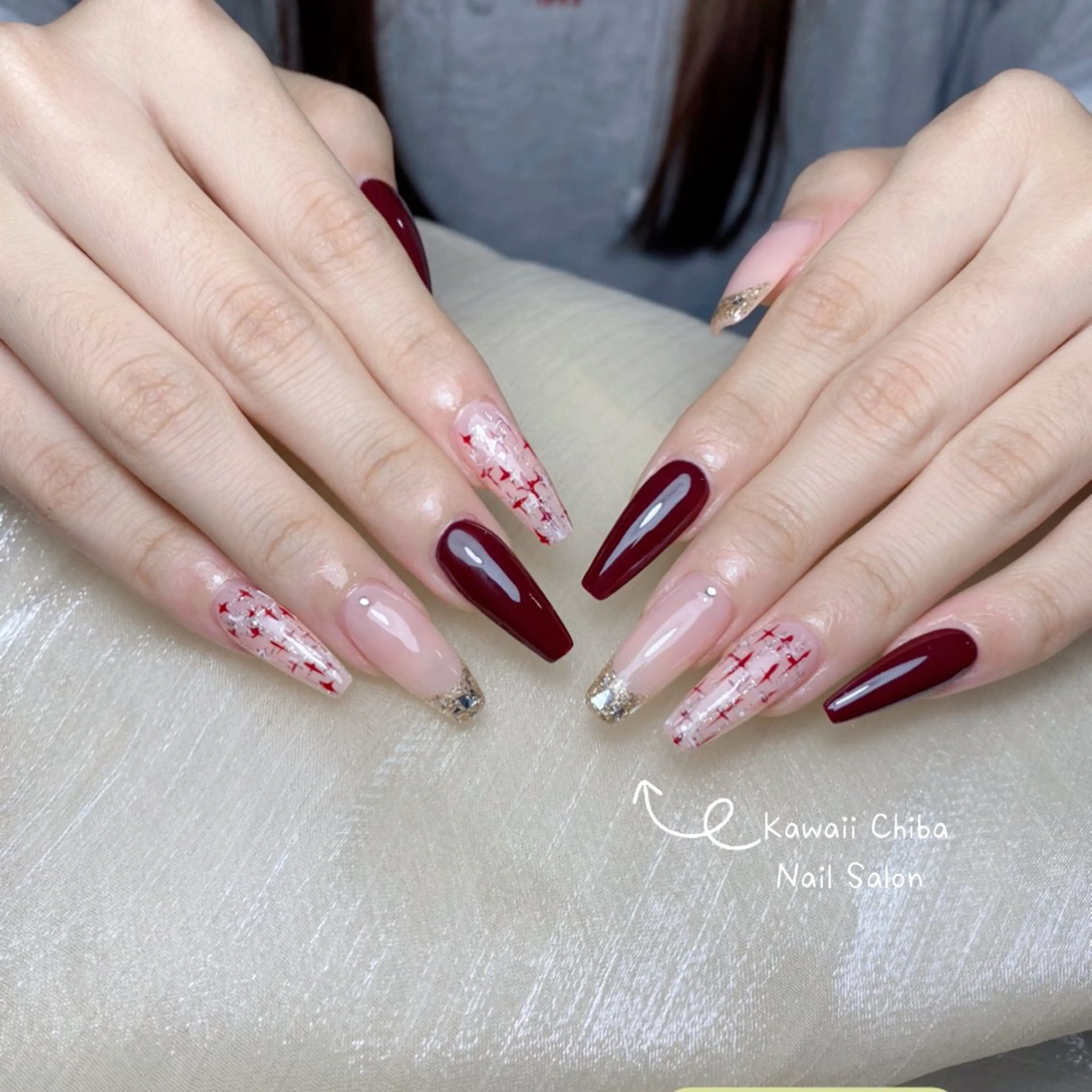 ネイル 韓国ネイル ワンホンネイル Kawaii _Nailのネイルデザイン