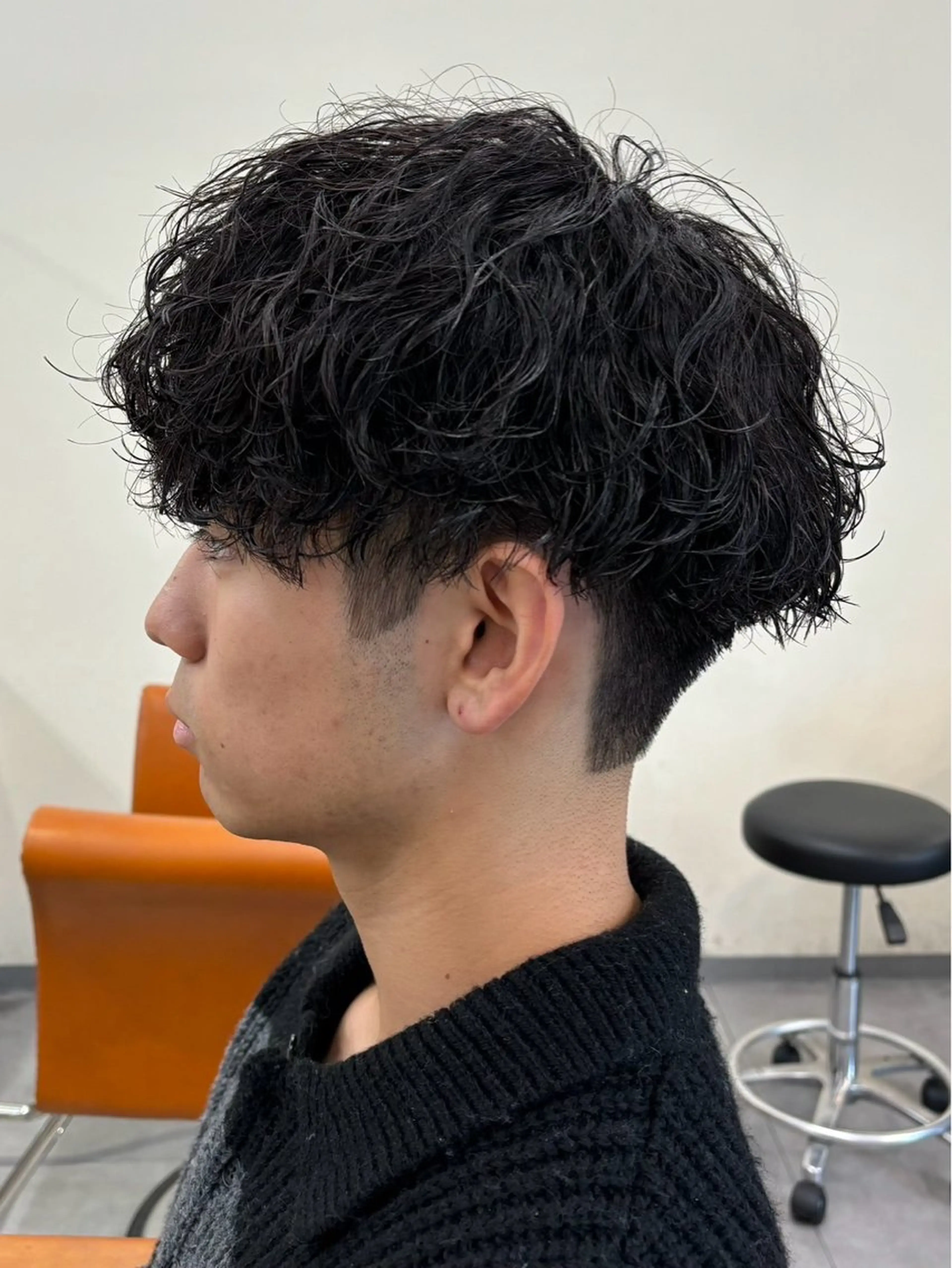 ショート パーマ メンズ 井上 光/メンズ /京都駅/パーマのヘアスタイル