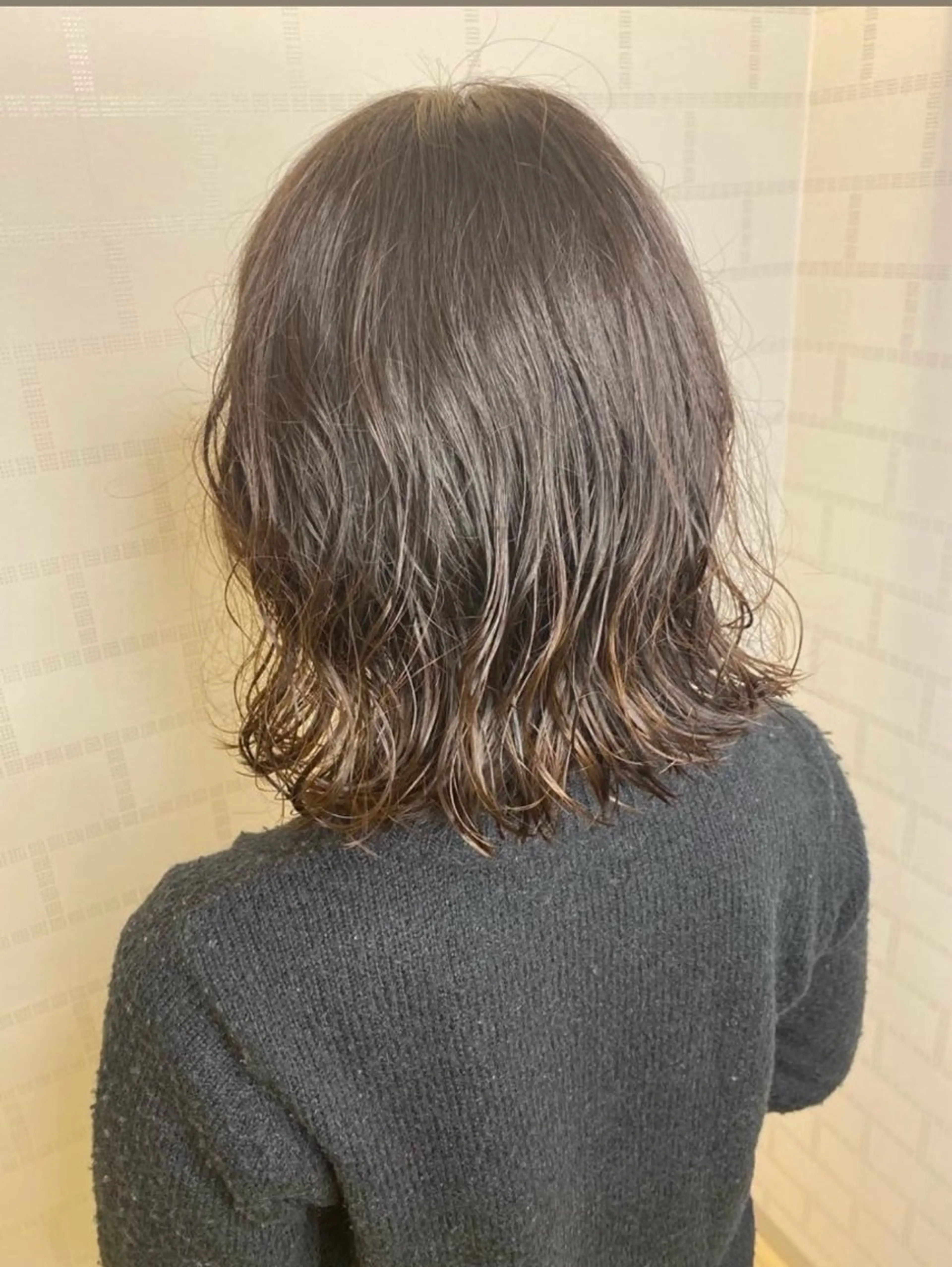 ミディアム パーマ カット パーマ 🐐ショート＆ボブ 矢木未奈実🐐のヘアスタイル