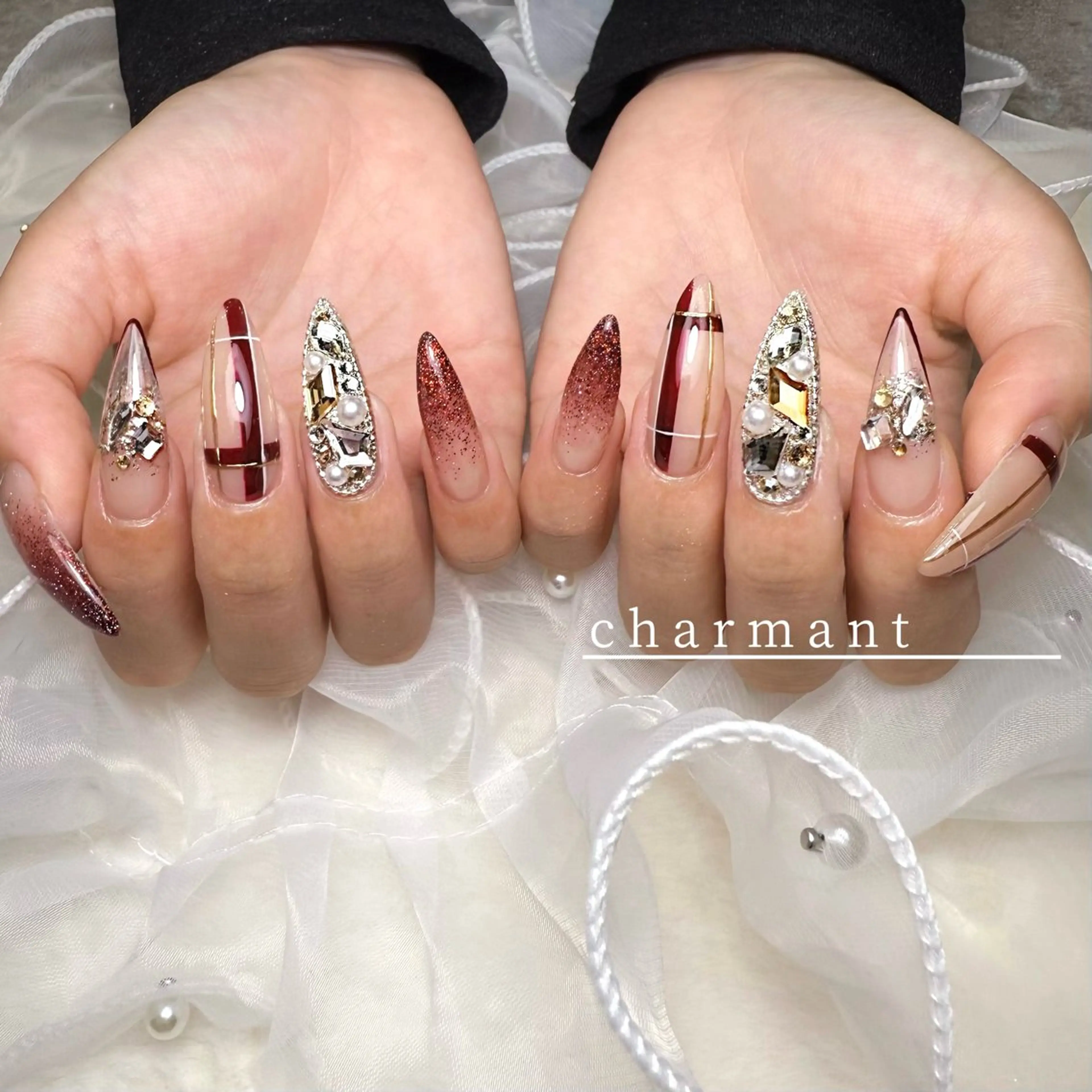ネイル ハンドネイル charmant momokaのネイルデザイン