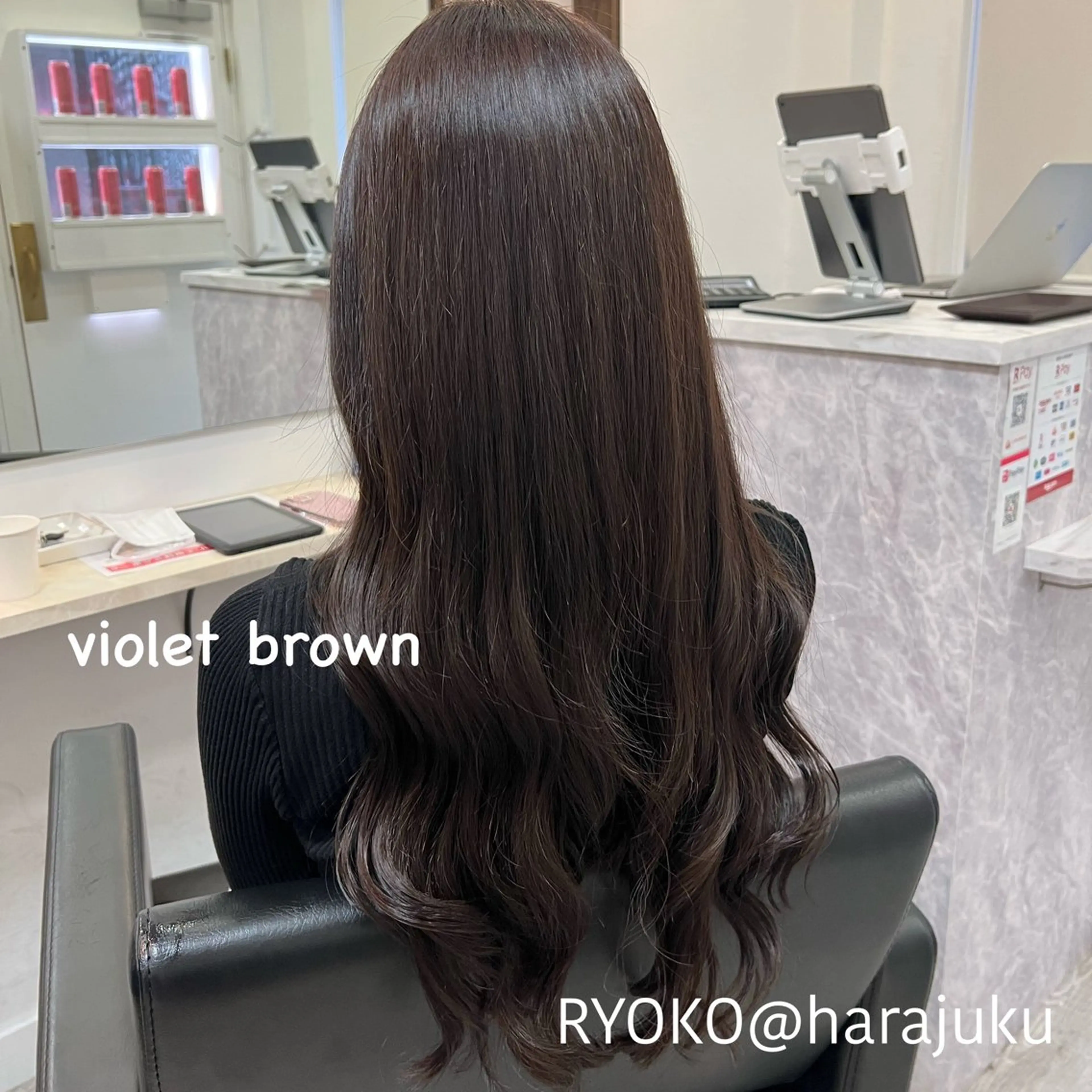 ロング カラー パーマ ヘアアレンジ メンズ ヘアカラー ワット 原宿のヘアスタイル