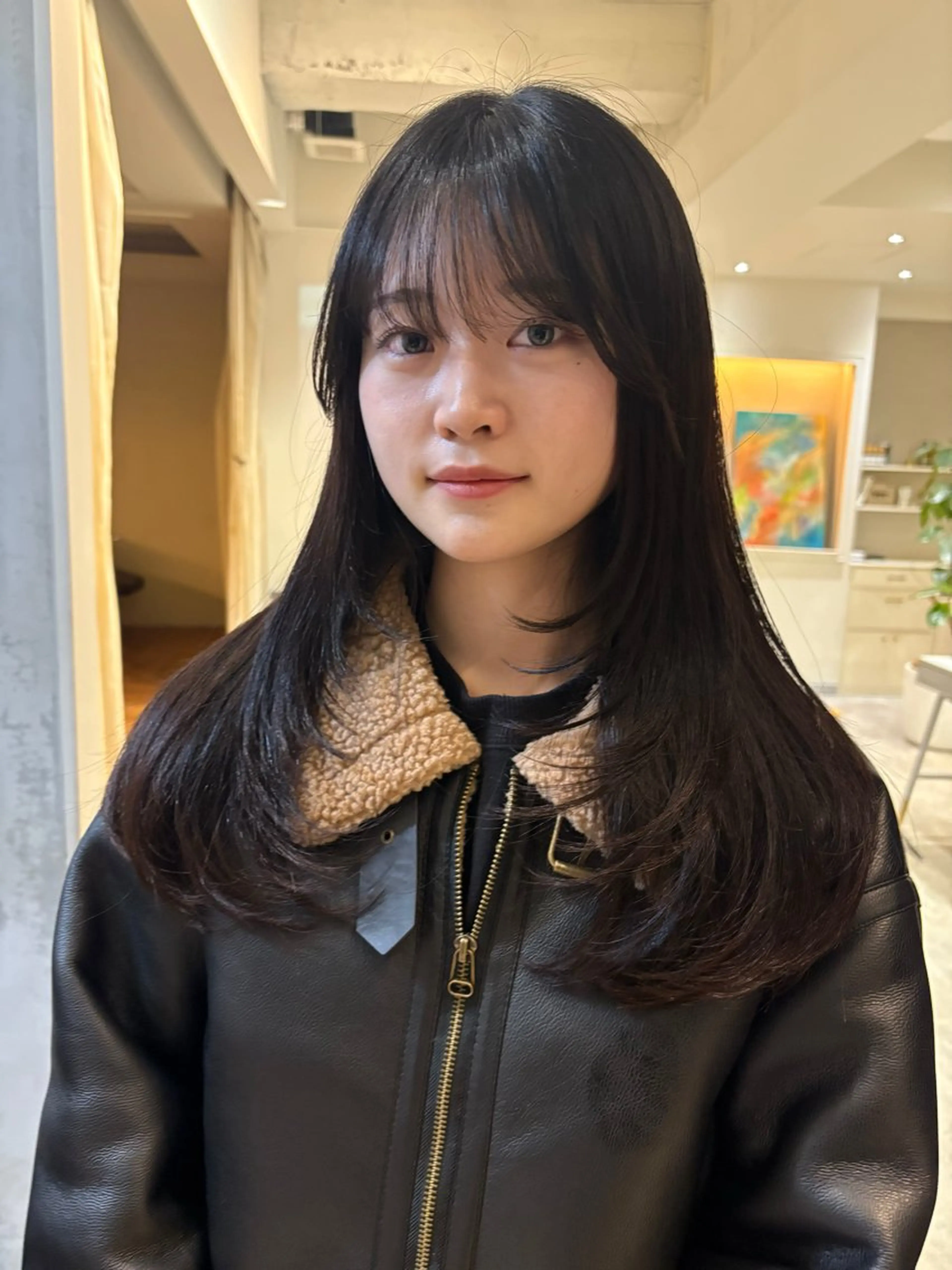 ロング SIKI yuuna モテ韓国ヘア☁️のヘアスタイル