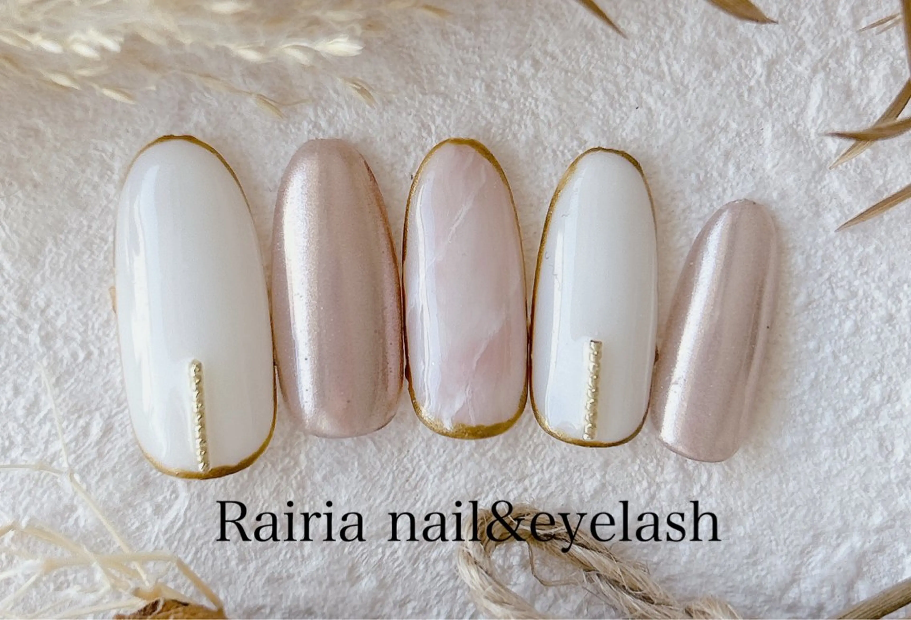 ネイル アートネイル ジェルネイル 持ち込み ニュアンスネイル パラジェル Rairia nail本八幡店のネイルデザイン