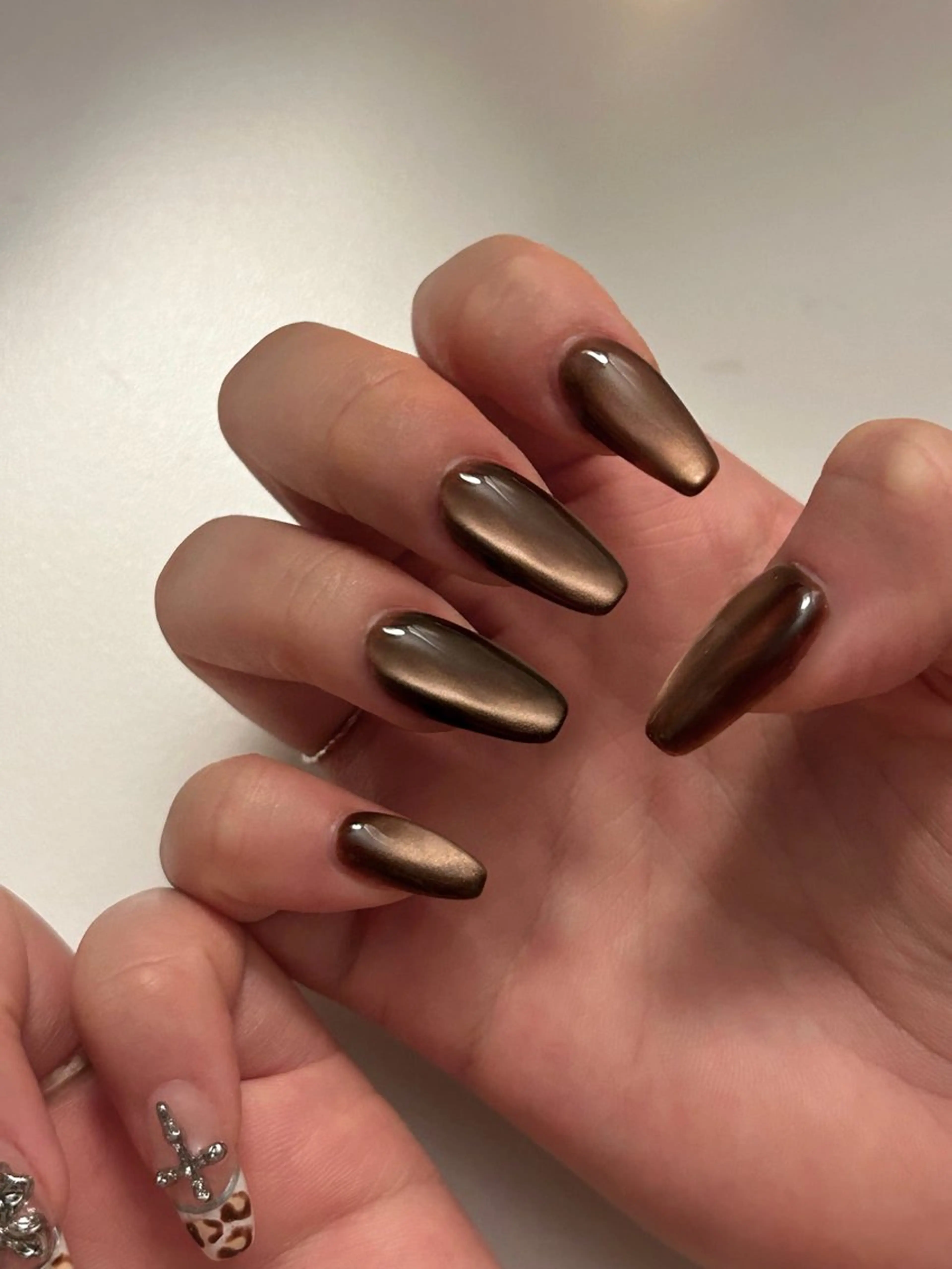 ネイル マグネットネイル ハンドネイル ゆ🌹 Y’s beautyのネイルデザイン