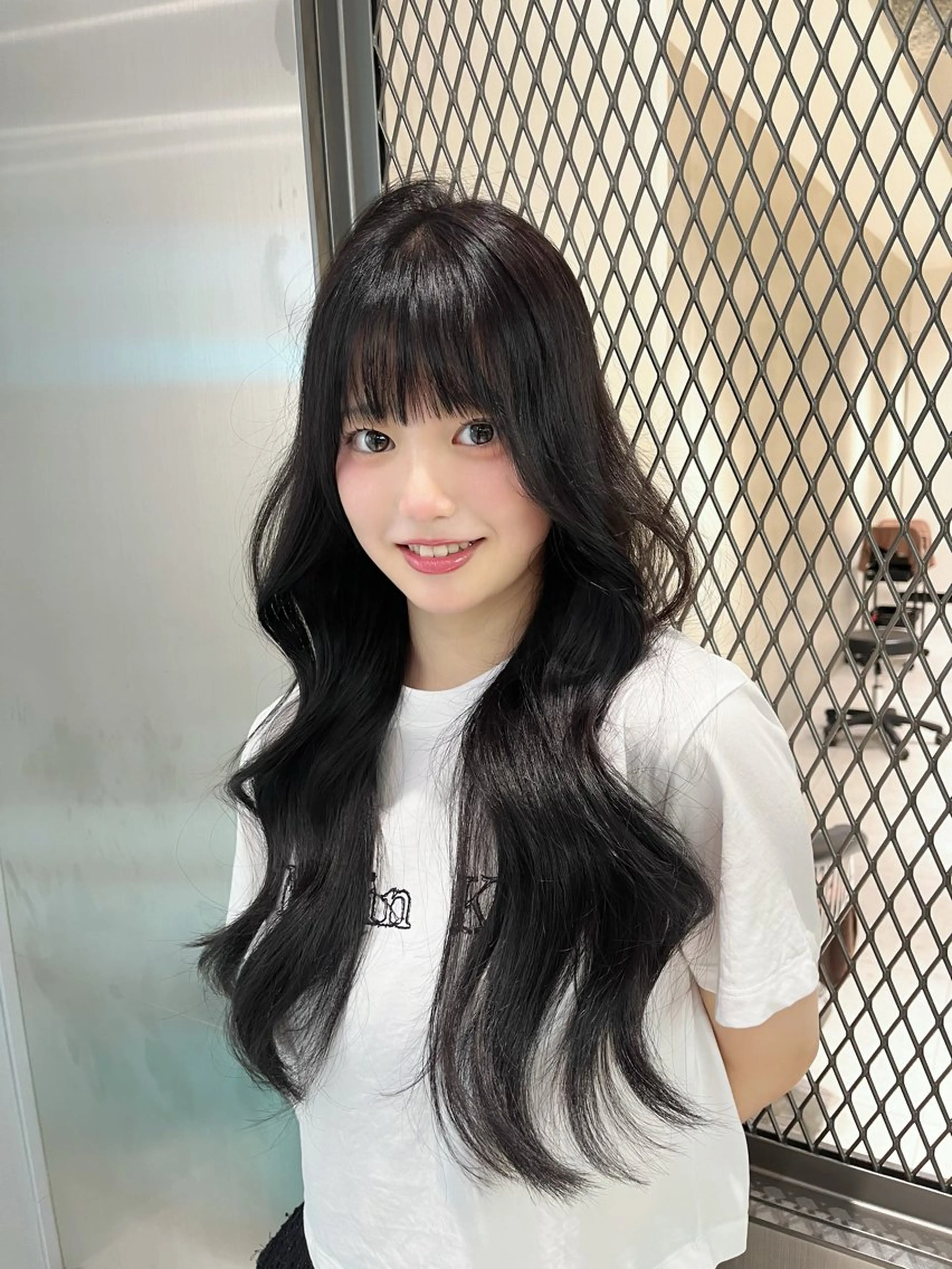 ロング カラー カット ヘアカラー ブリーチ縮毛矯正 ⭐️ひでやすのヘアスタイル