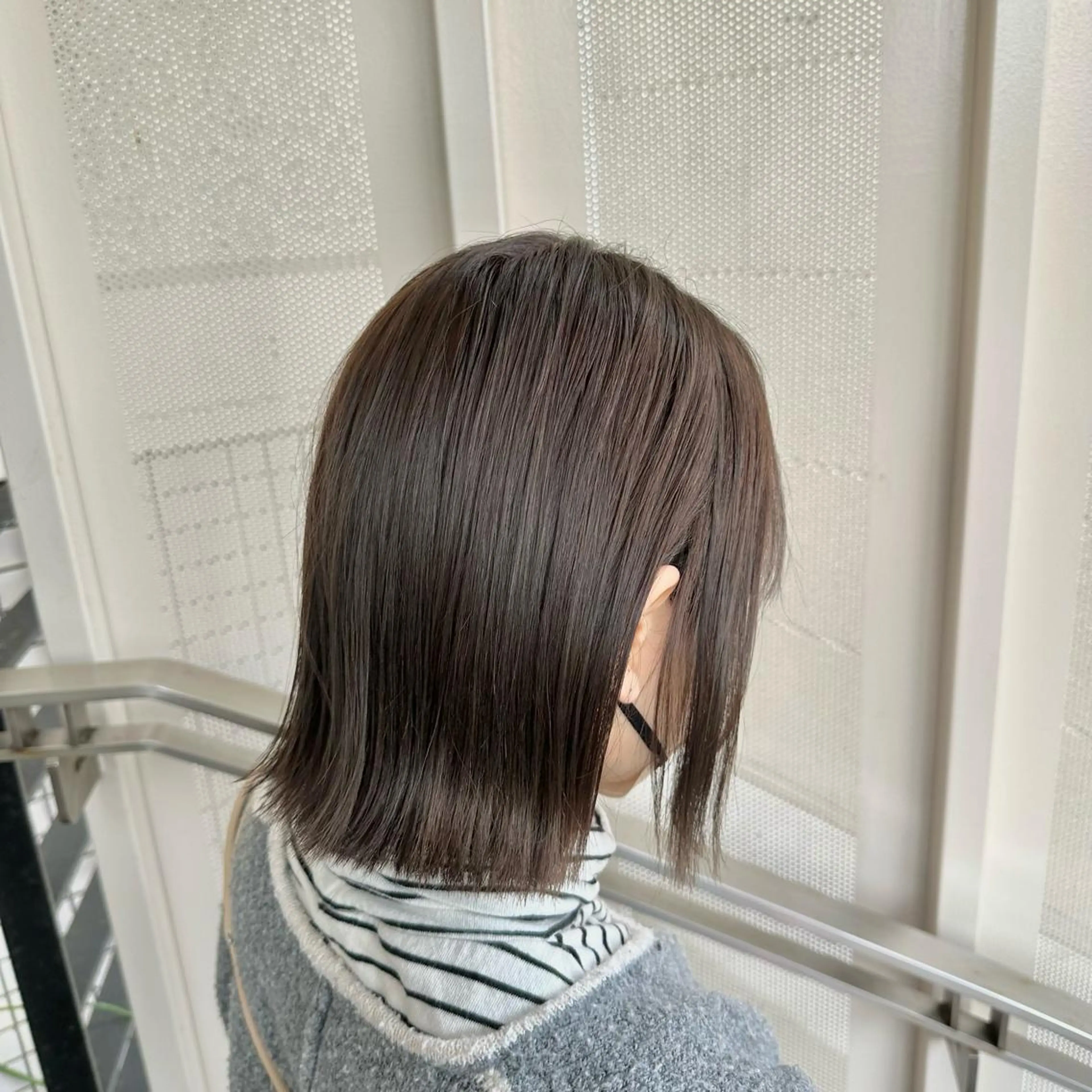 ミディアム カラー はまだ かんたのヘアスタイル