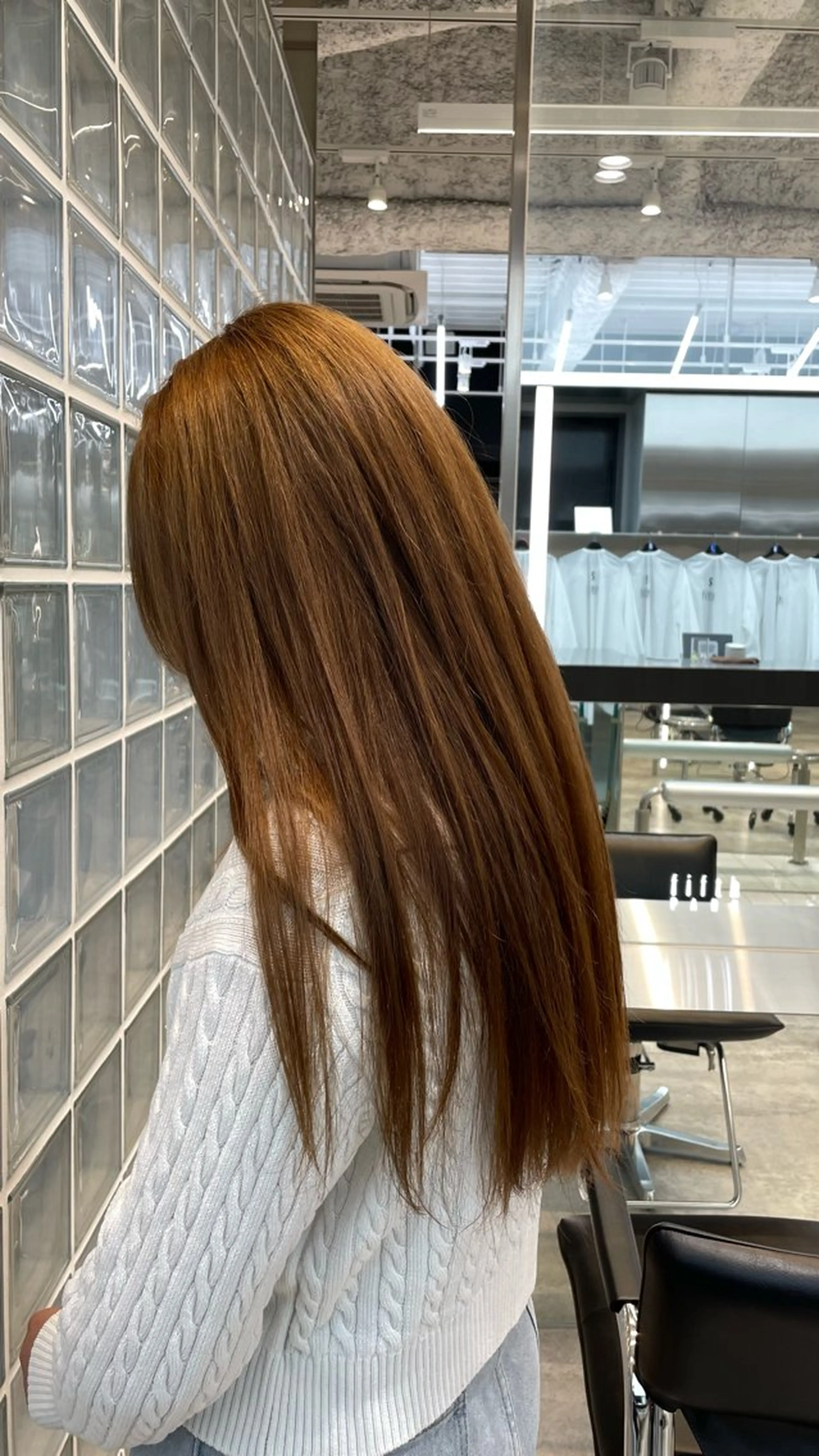 ロング カラー fifth 阿部楓のヘアスタイル