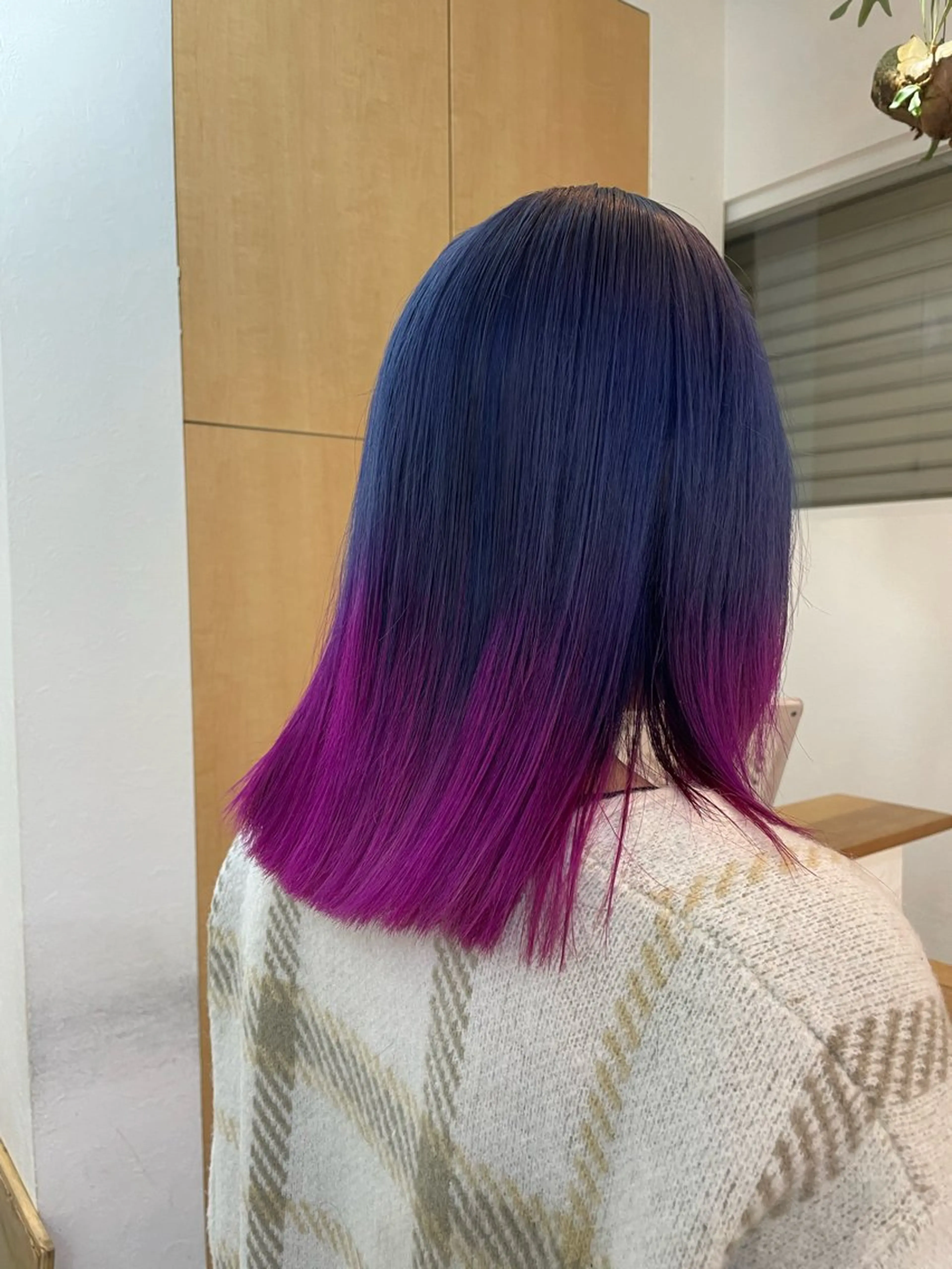 ミディアム カット ヘアカラー GO TODAY SHAiRE SALON 原宿本店所属・REINA/ブリーチ /ハイトーン/原宿のヘアスタイル