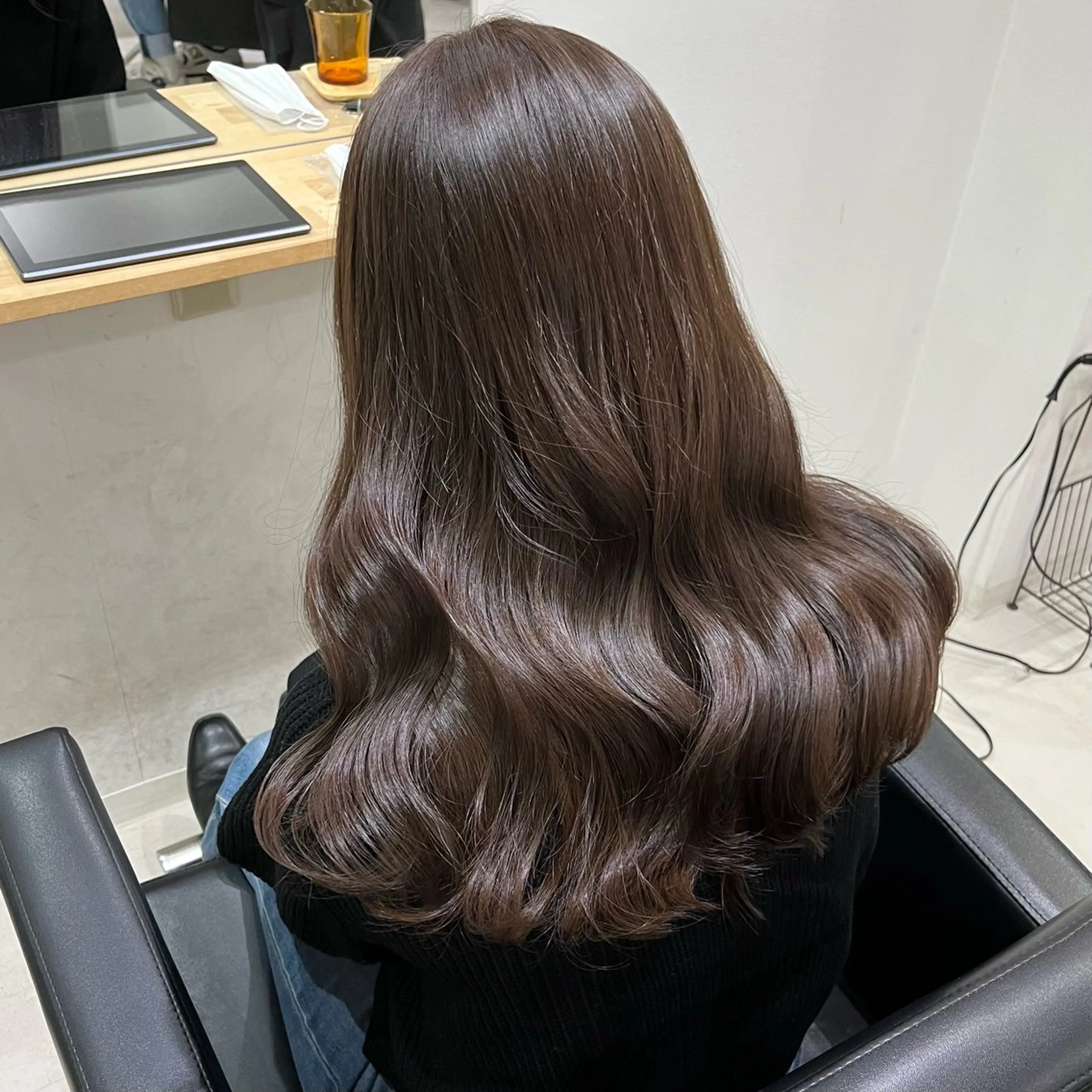 カラー ベージュカラー ブラウンカラー イルミナカラー カット ヘアカラー emma所属・RINA 韓国ヘア/半個室のヘアスタイル