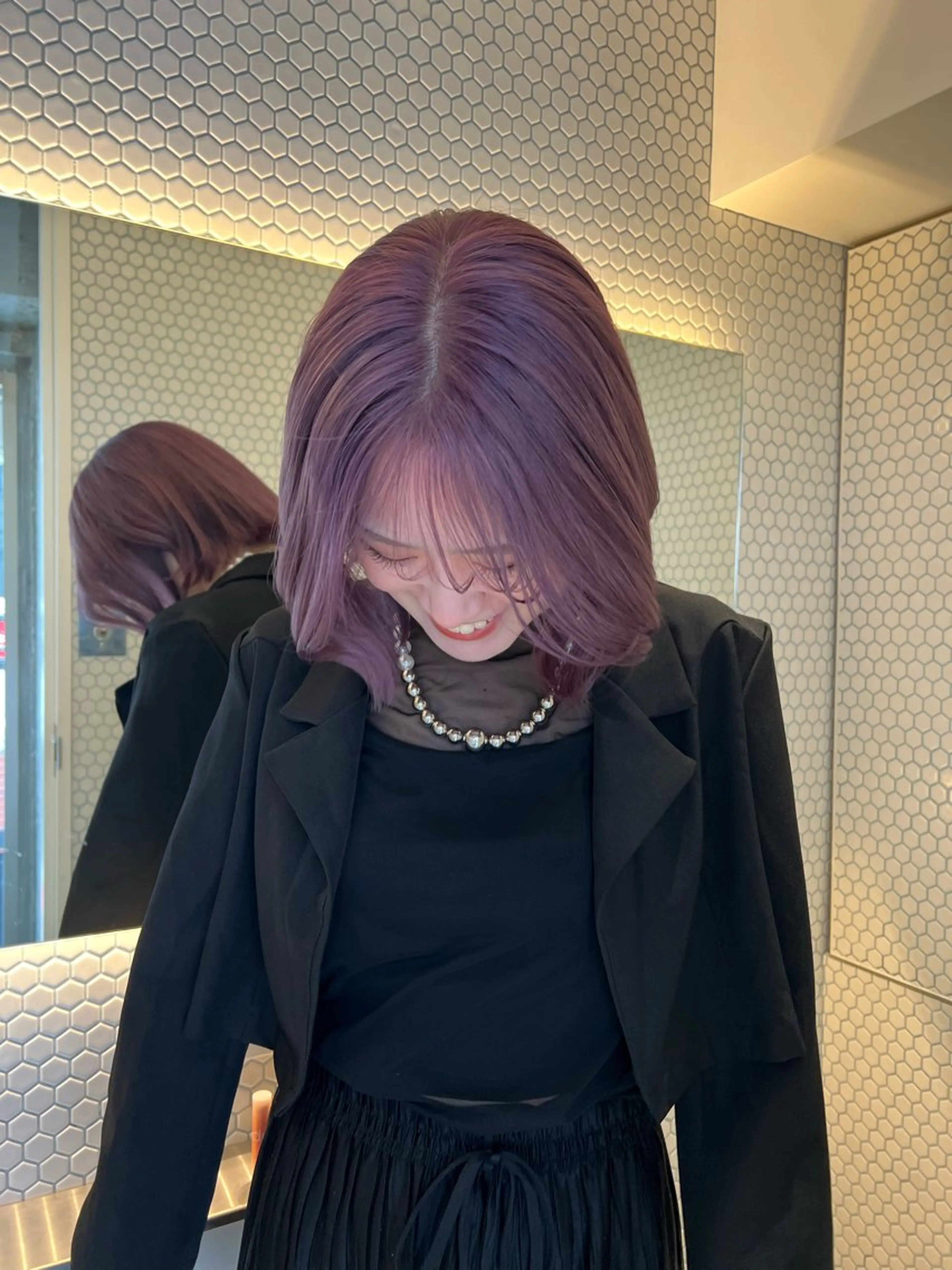 🌼【ミニモ学割】🌼ブリーチ(全頭)＋カラー＋トリートメント🕊️✨✨[原宿/明治神宮]の写真