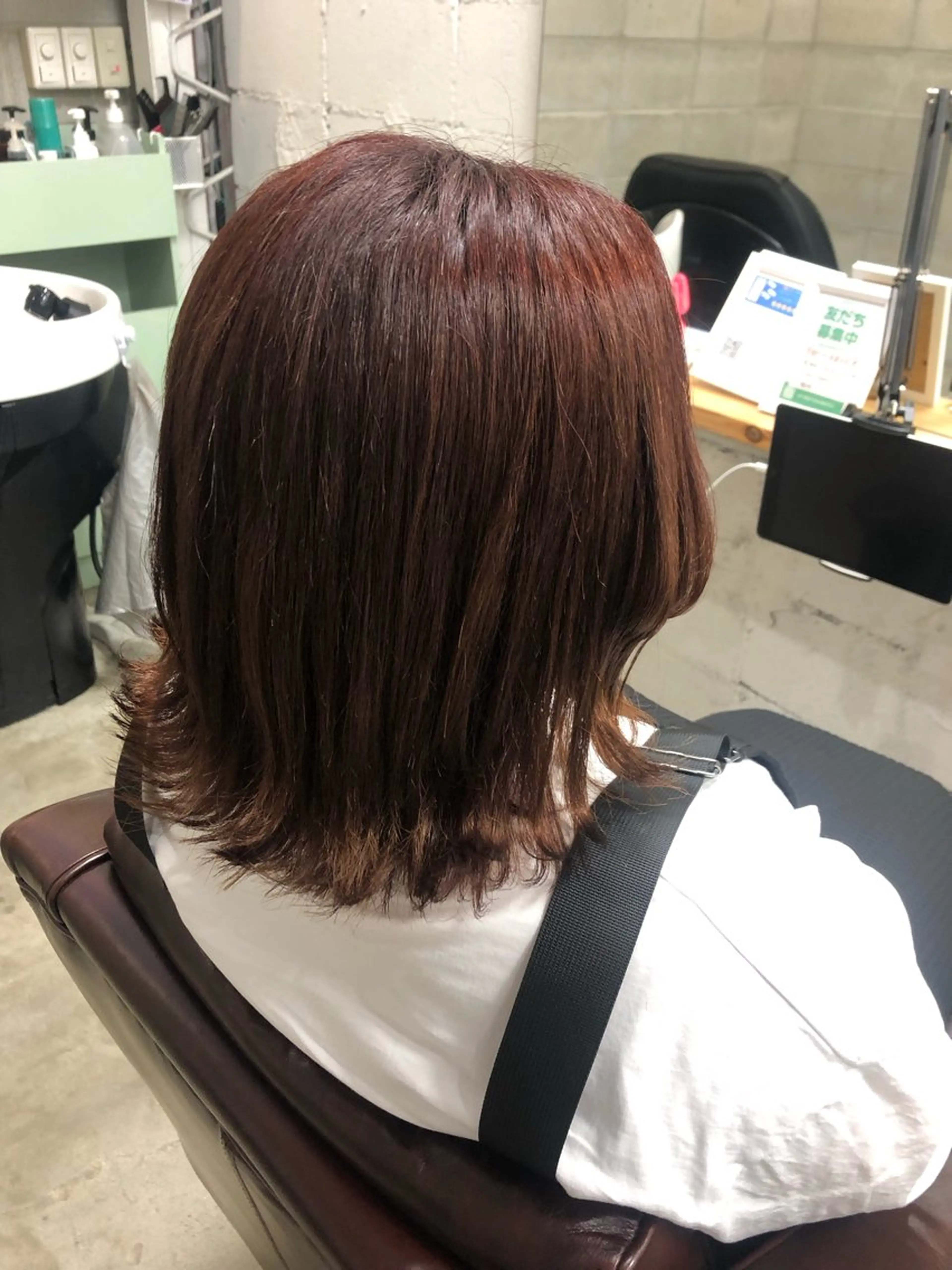 セミロング 田畑 秀美のヘアスタイル