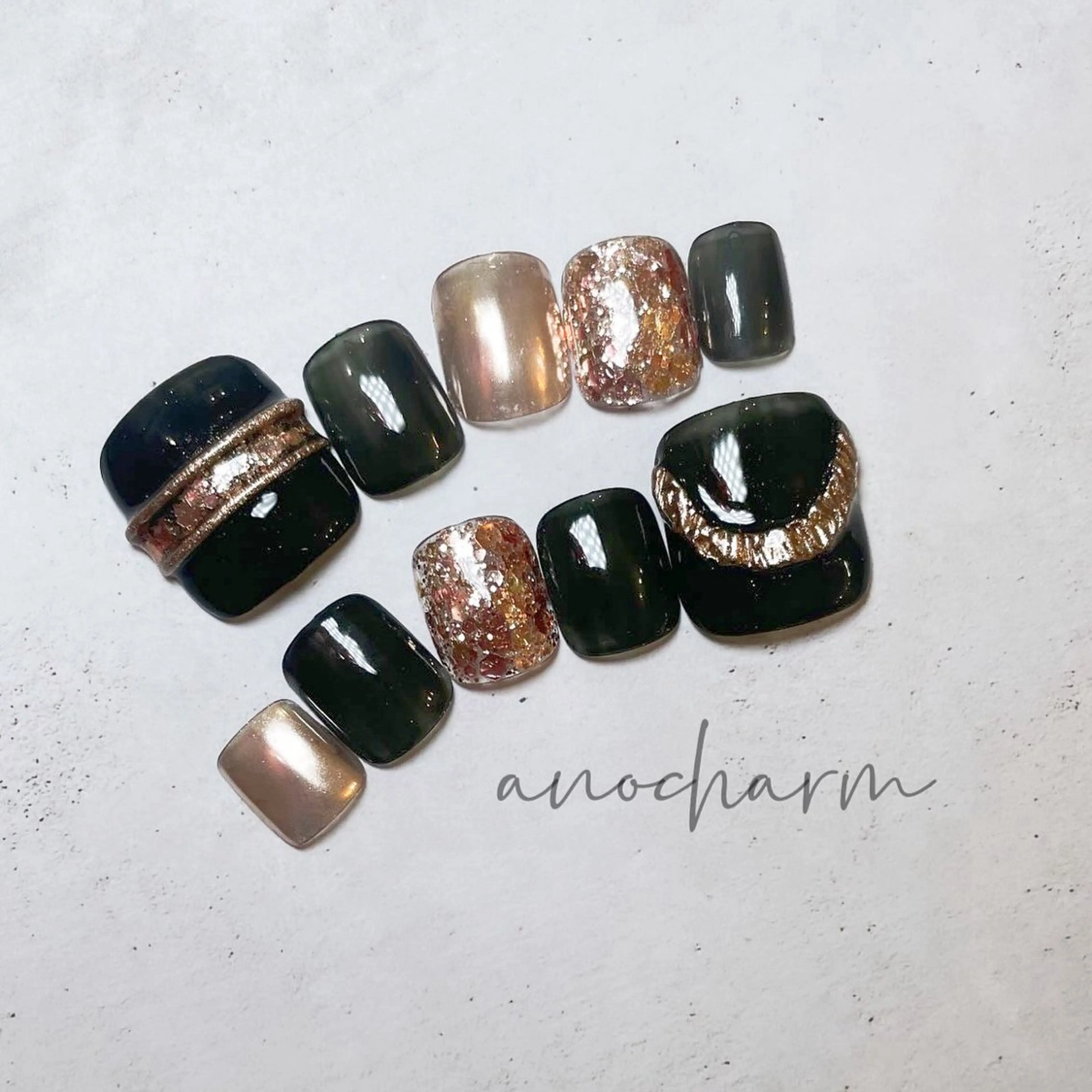 ネイル フットネイル anocharm by Royd.所属・anocharm _annaのネイルデザイン