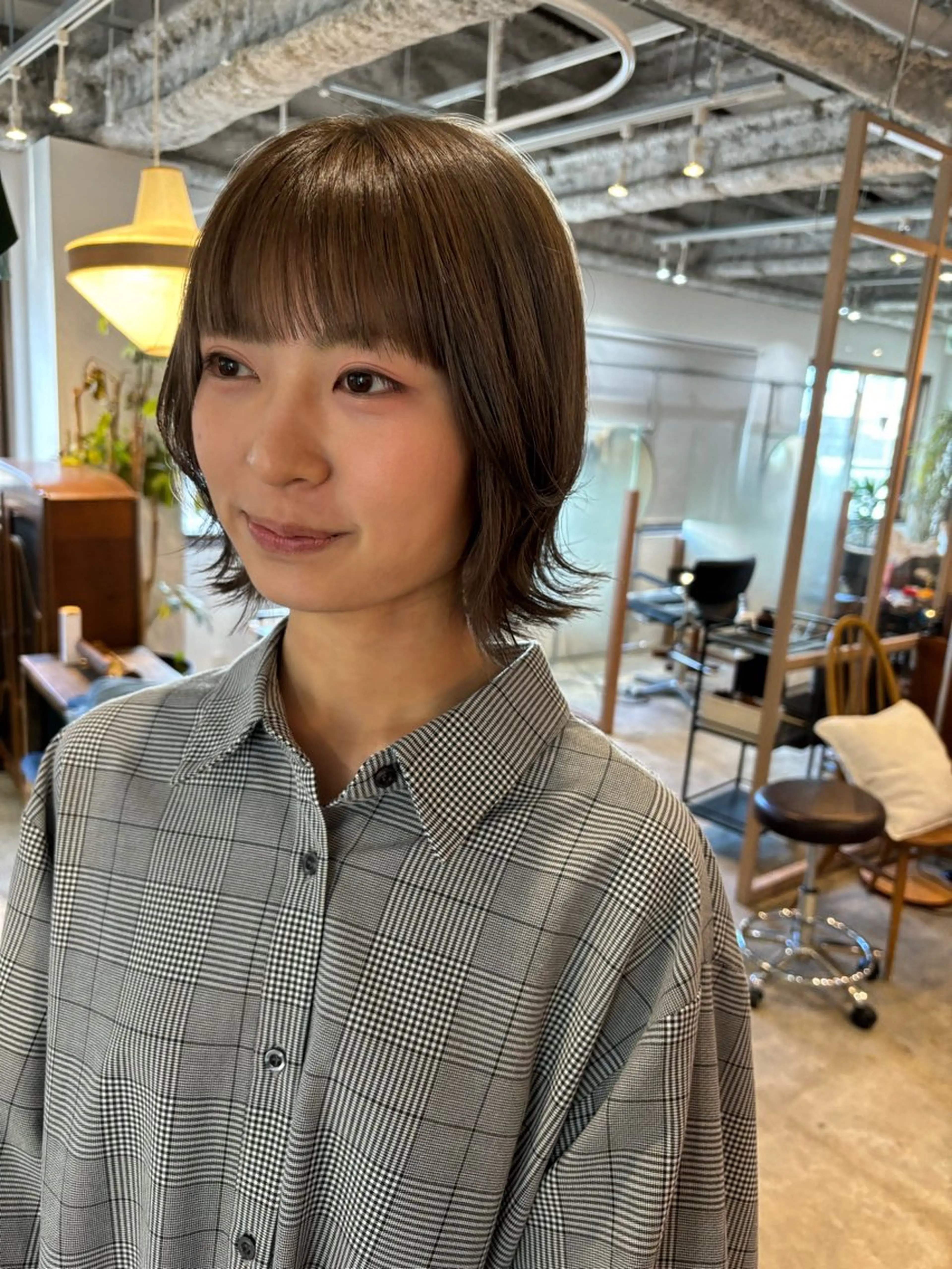 ショート カラー カット ヘアカラー トリートメント Hayashi Shioriのヘアスタイル