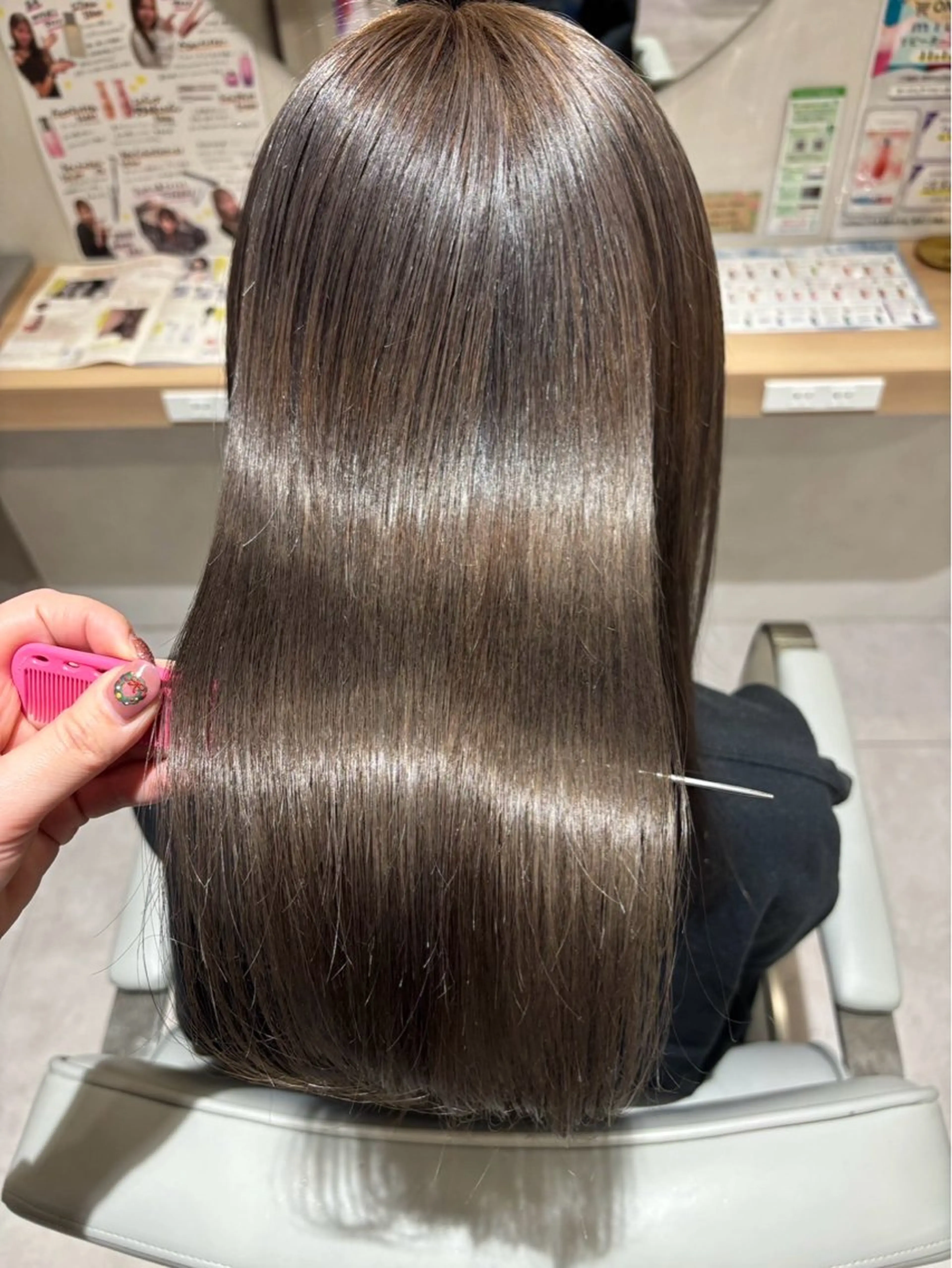 ロング カット ヘアカラー トリートメント 松本 海斐のヘアスタイル