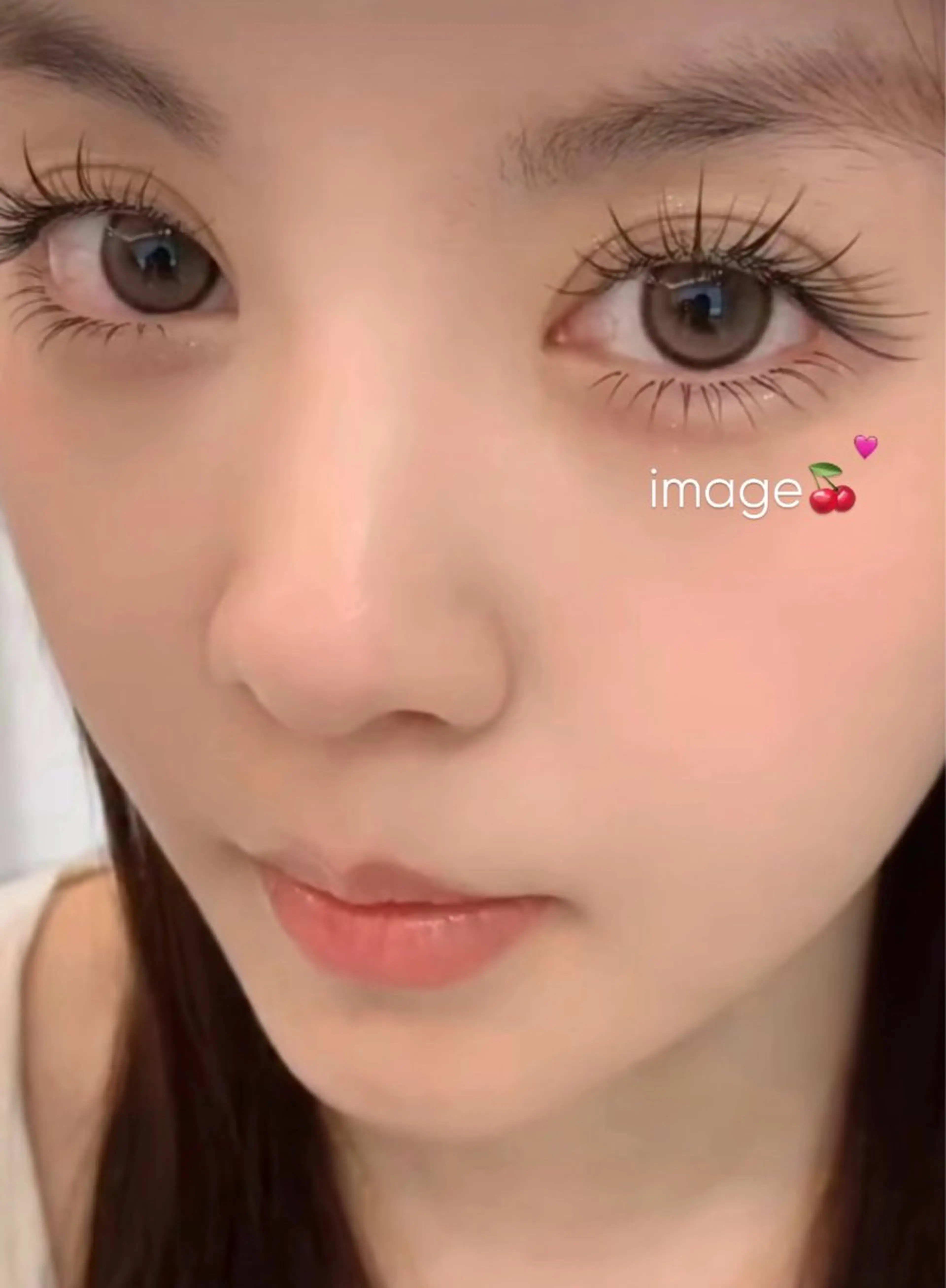 下まつげパーマの写真