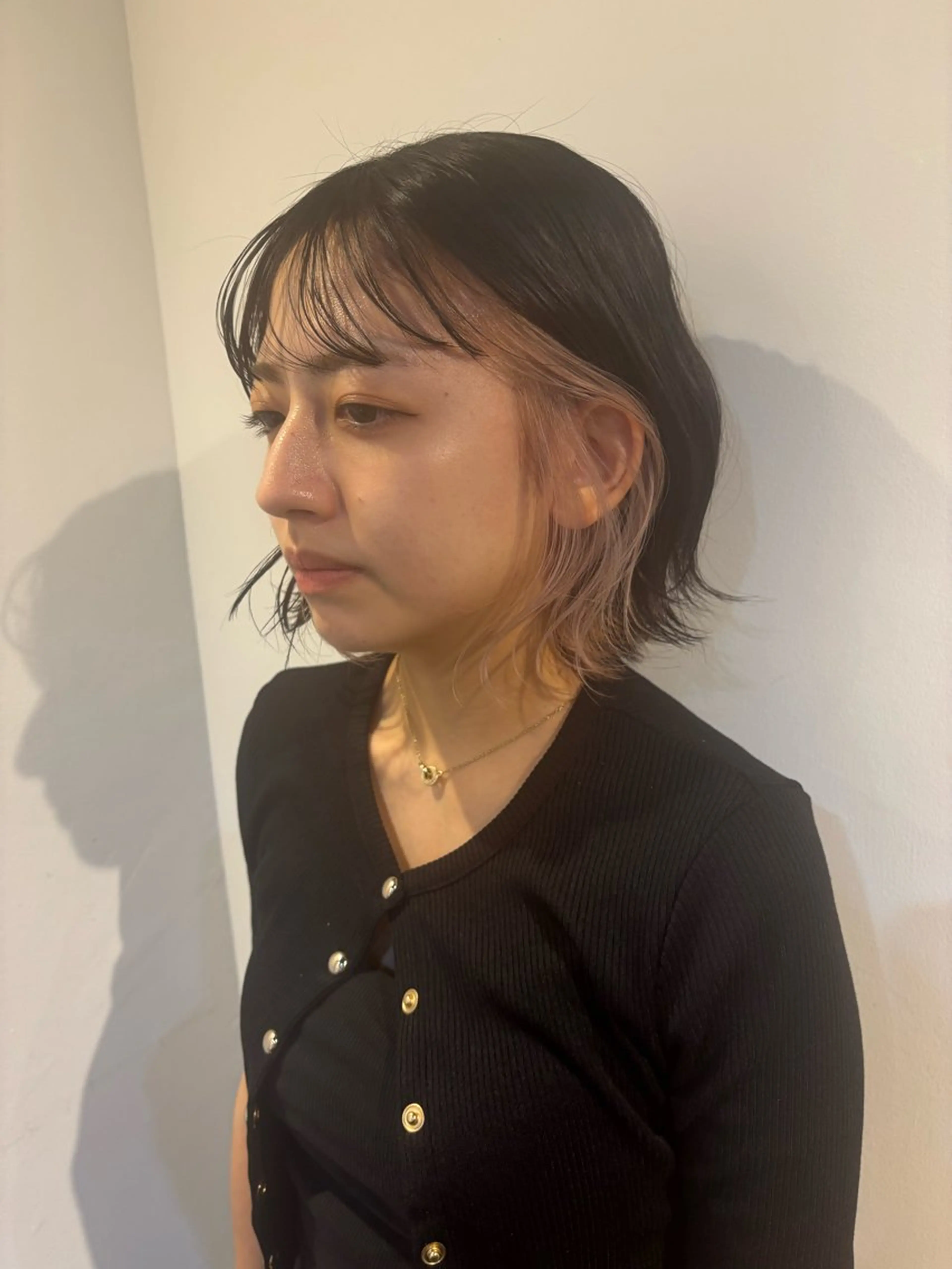 ミディアム カラー ブリーチ インナーカラー CIECA . COCOROのヘアスタイル