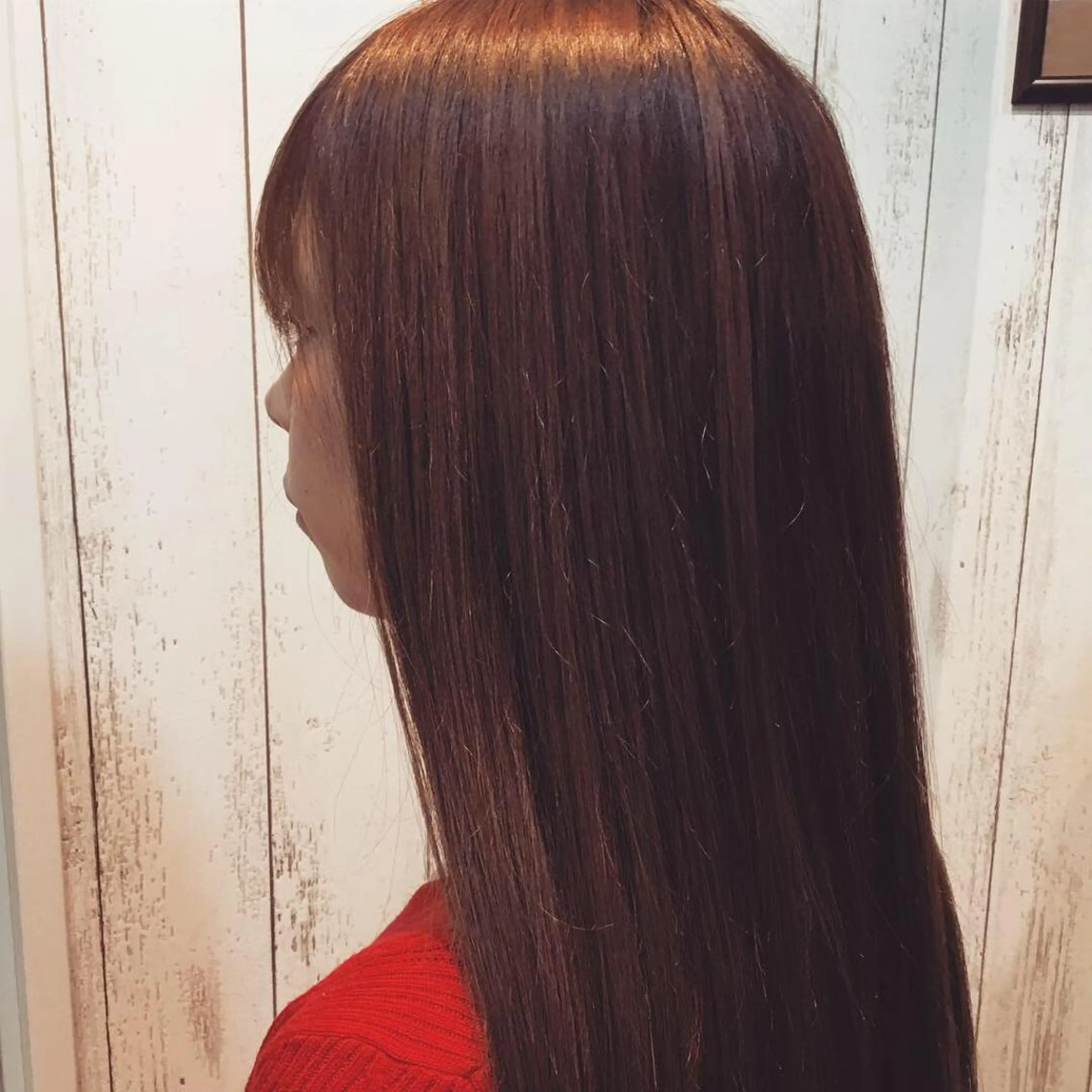 ロング カラー パーマ 金崎 新吾のヘアスタイル