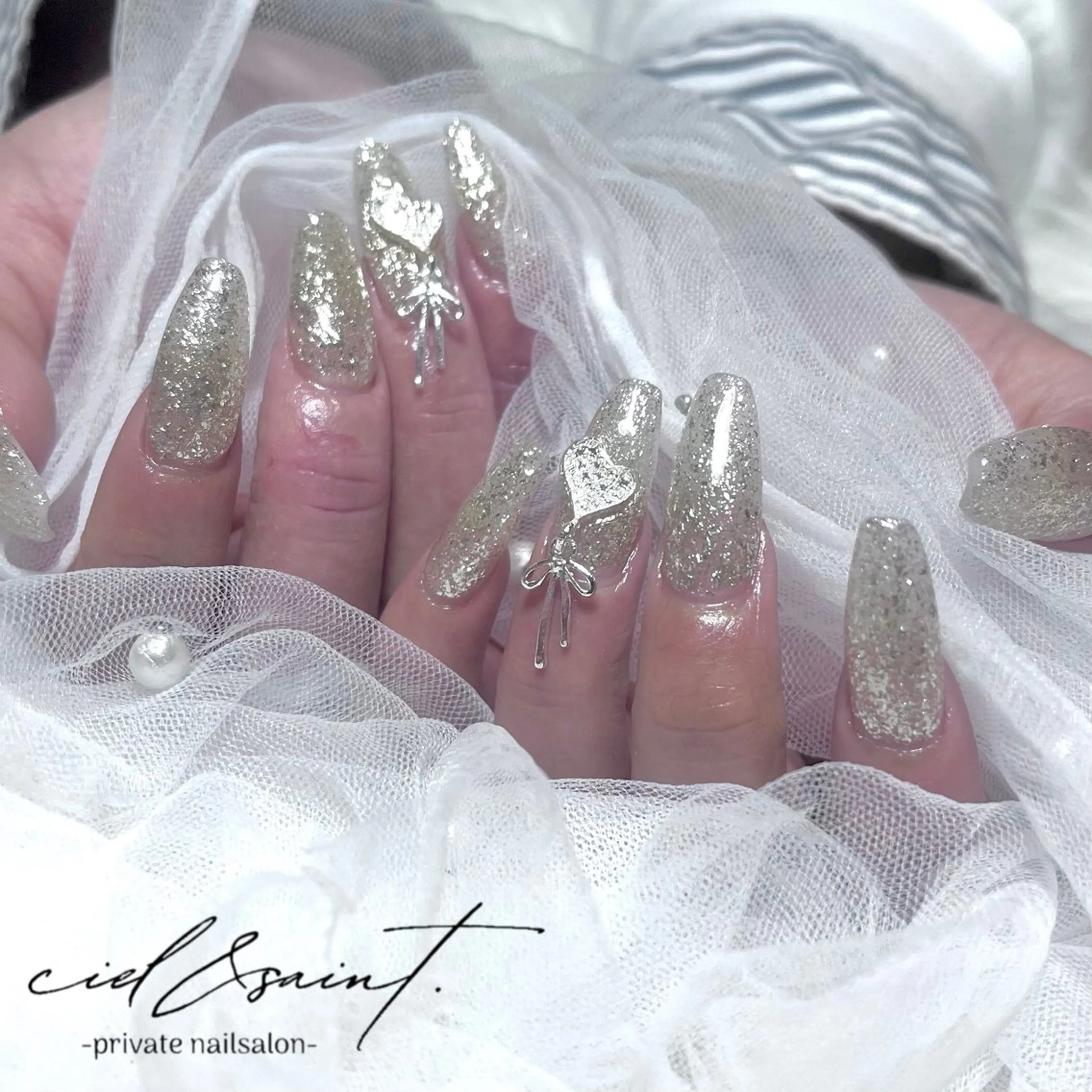 ネイル ハンドネイル nail salon ciel&saintのネイルデザイン