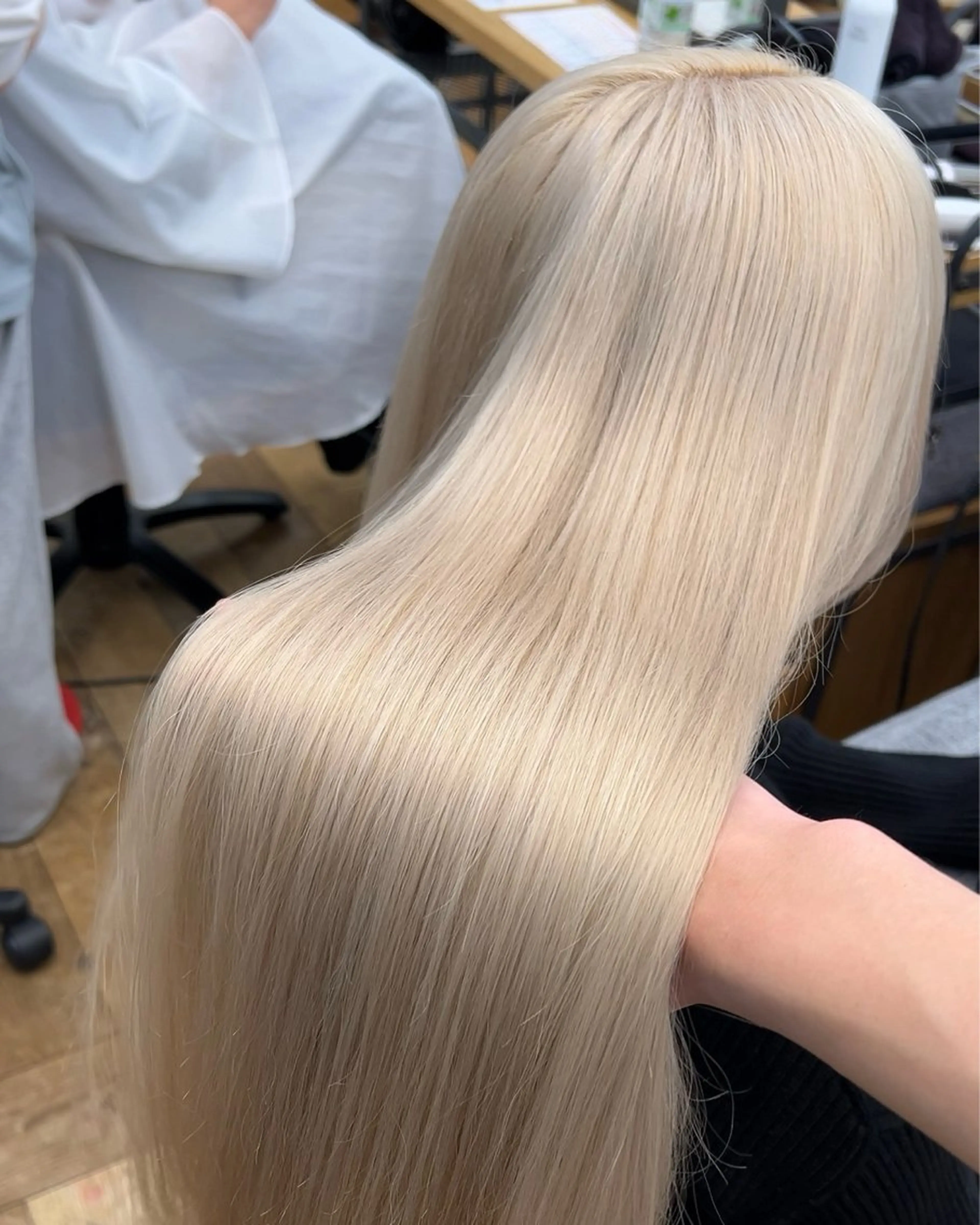 ロング カラー カット ヘアカラー トリートメント belle 表参道 terrace所属・抜きっぱなしブロンド /ハイトーン/カナタのヘアスタイル