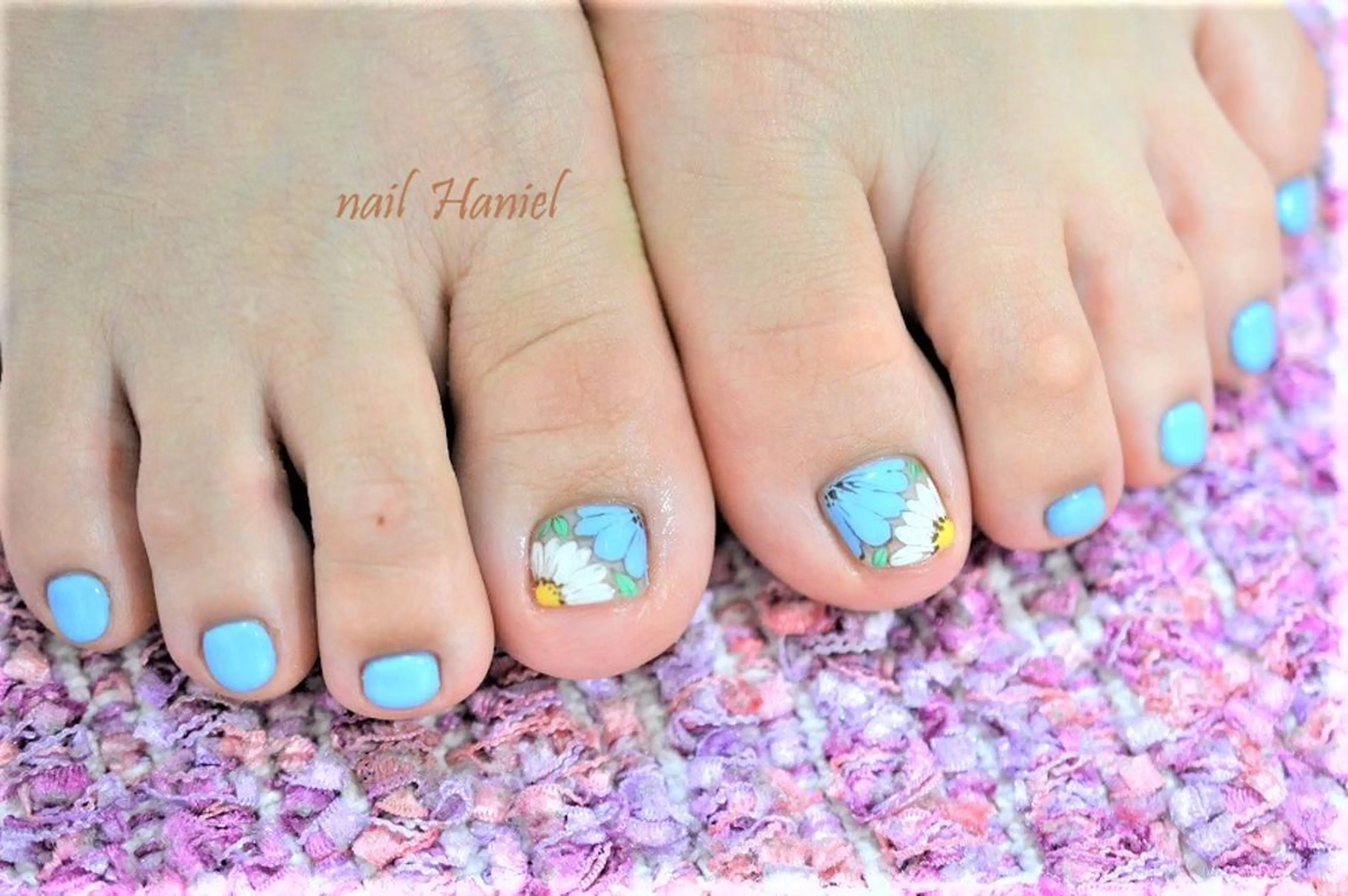 ネイル フットネイル ジェルネイル nail Haniel所属・半蔵門サロンハニエル 魅神 ちよのネイルデザイン