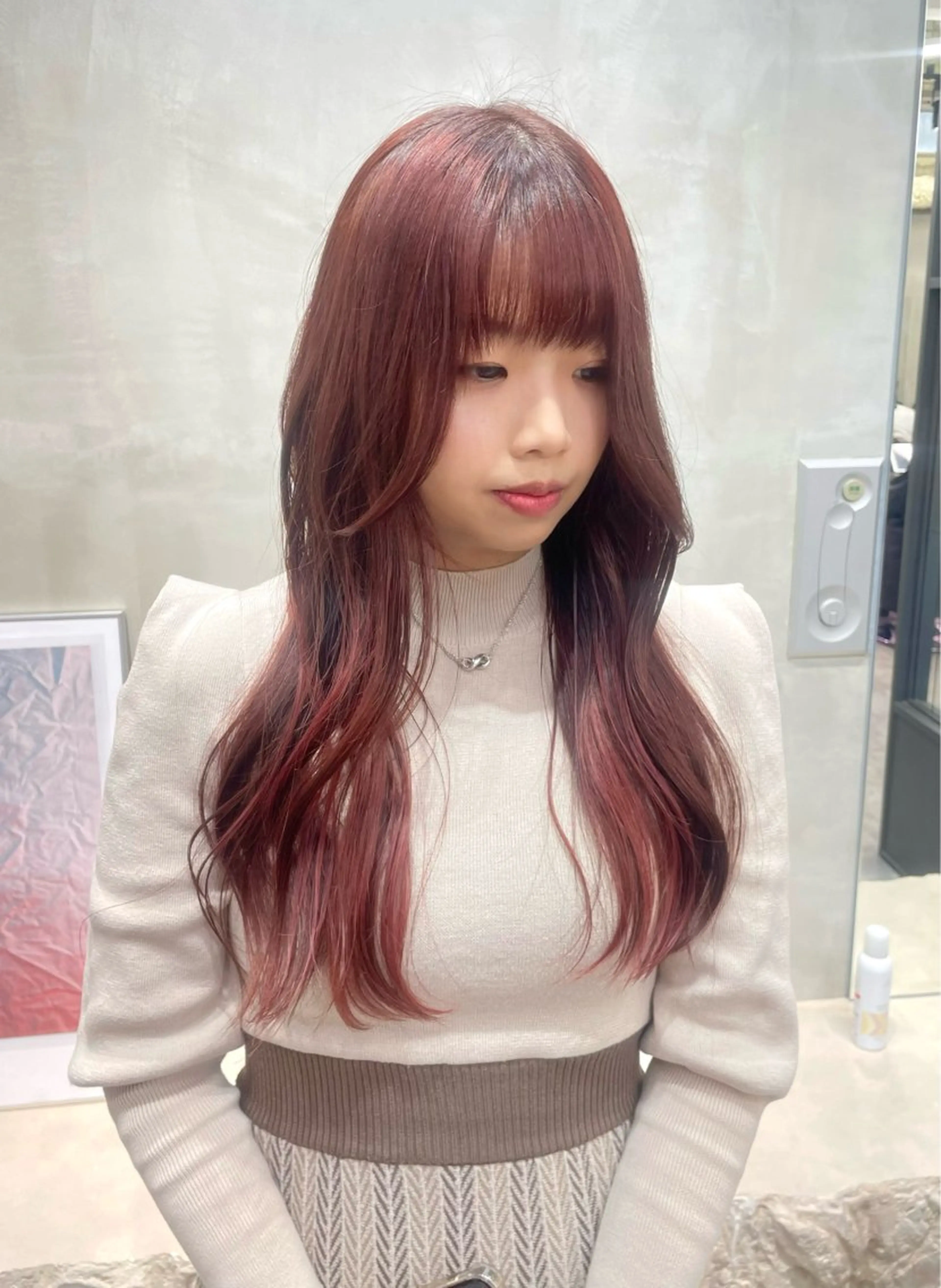 ロング カラー カット ヘアカラー トリートメント カノン/アニメ漫画 好き美容師︎💕︎︎のヘアスタイル