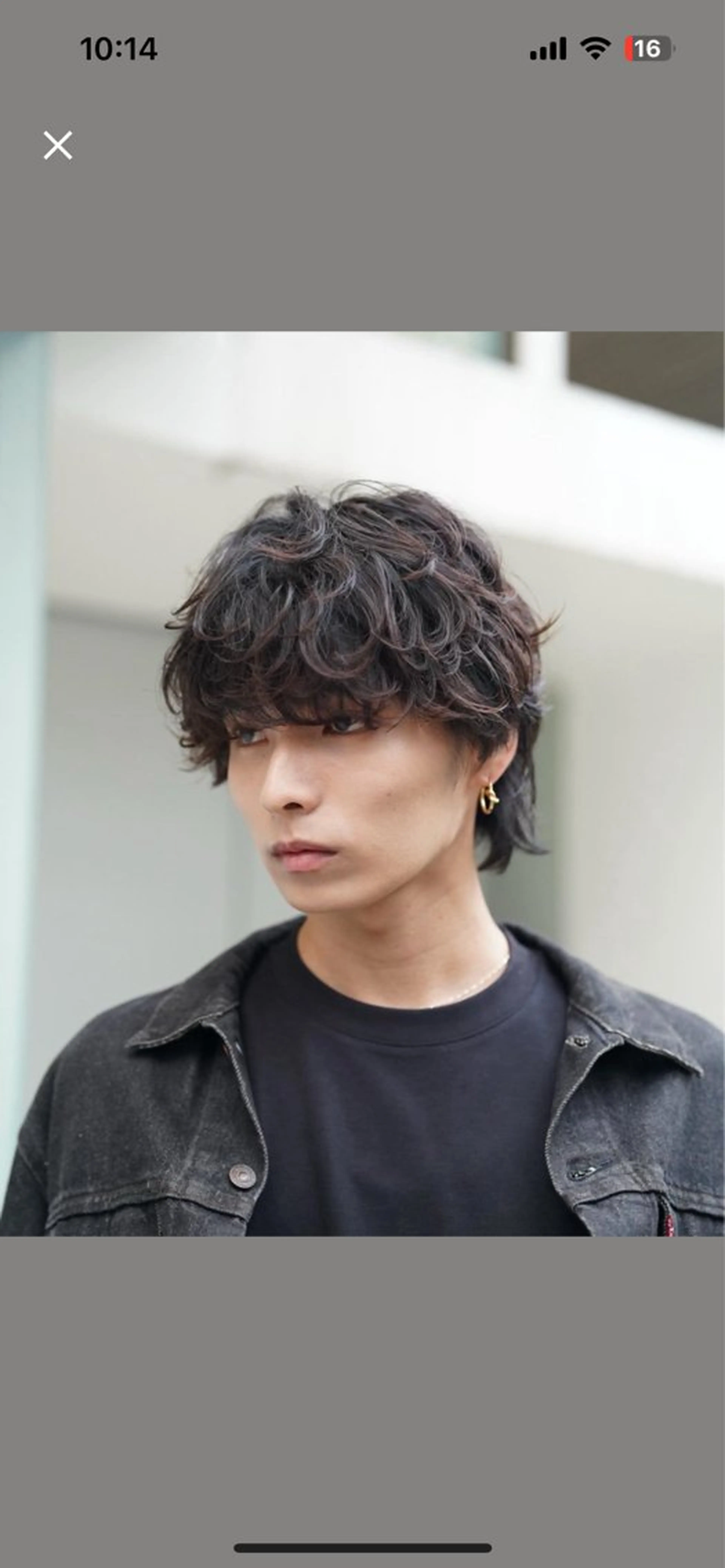 メンズ新規限定価格メニュー✨スタイリストカット+シャドウパーマの写真