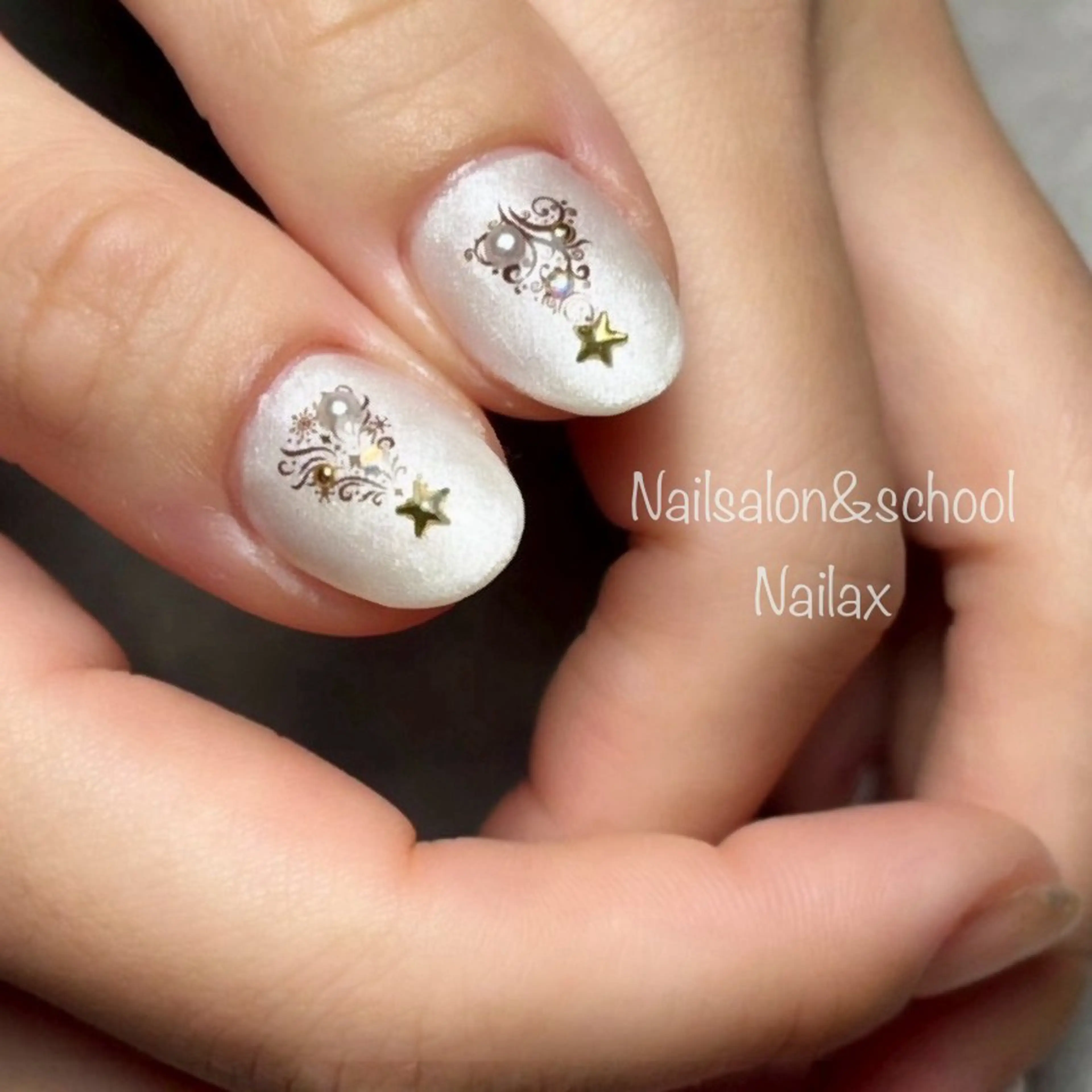 ネイル 冬ネイル クリスマス ハンドネイル nailax YUMIのネイルデザイン