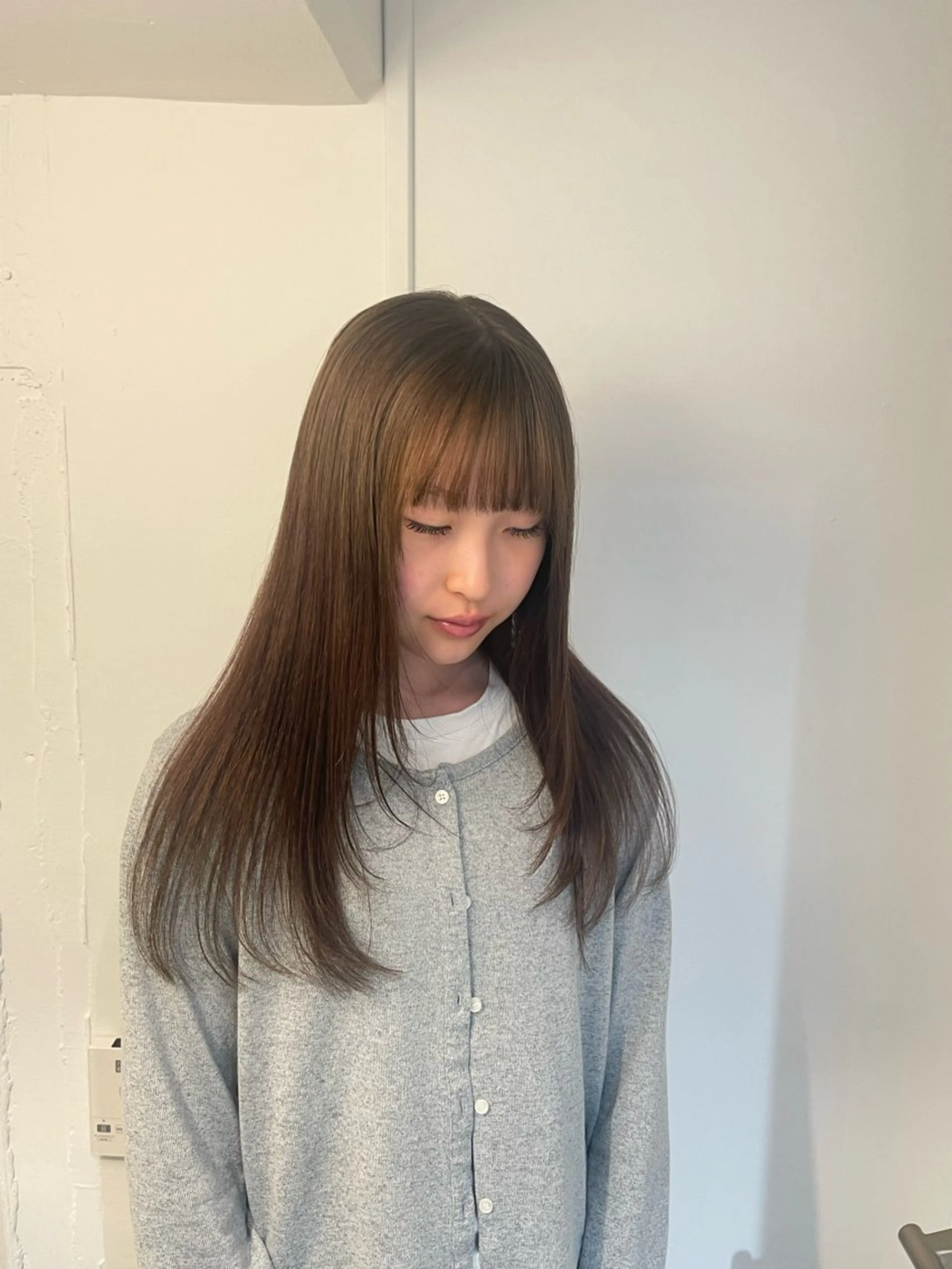 ロング カラー ヘアカラー とば みゆうのヘアスタイル