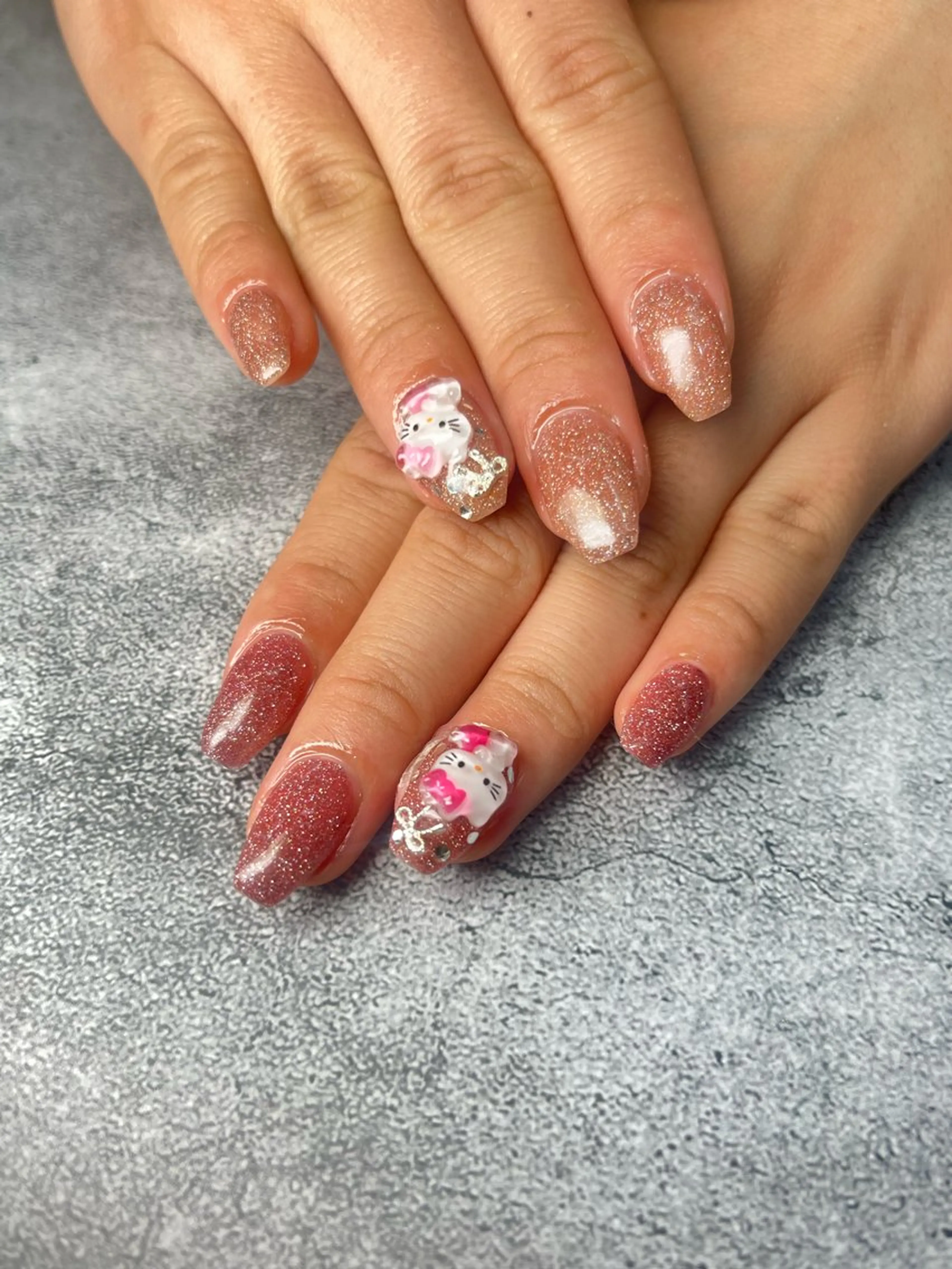 ネイル ハンドネイル Queen nail 北堀江 ASUKAのネイルデザイン