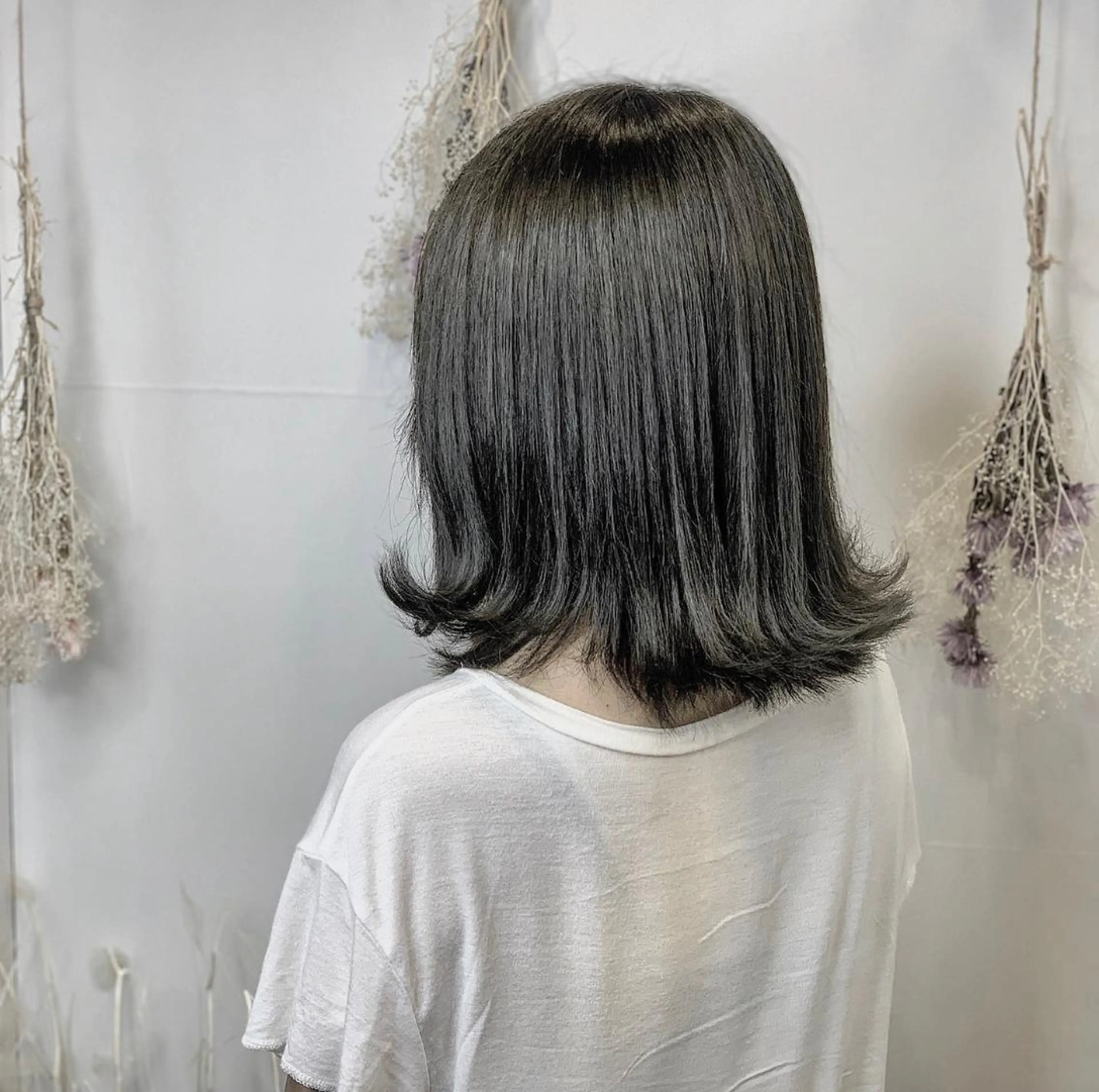 ミディアム カラー 髪質改善・ストレート ‪✂︎‬東 大珠✂︎のヘアスタイル