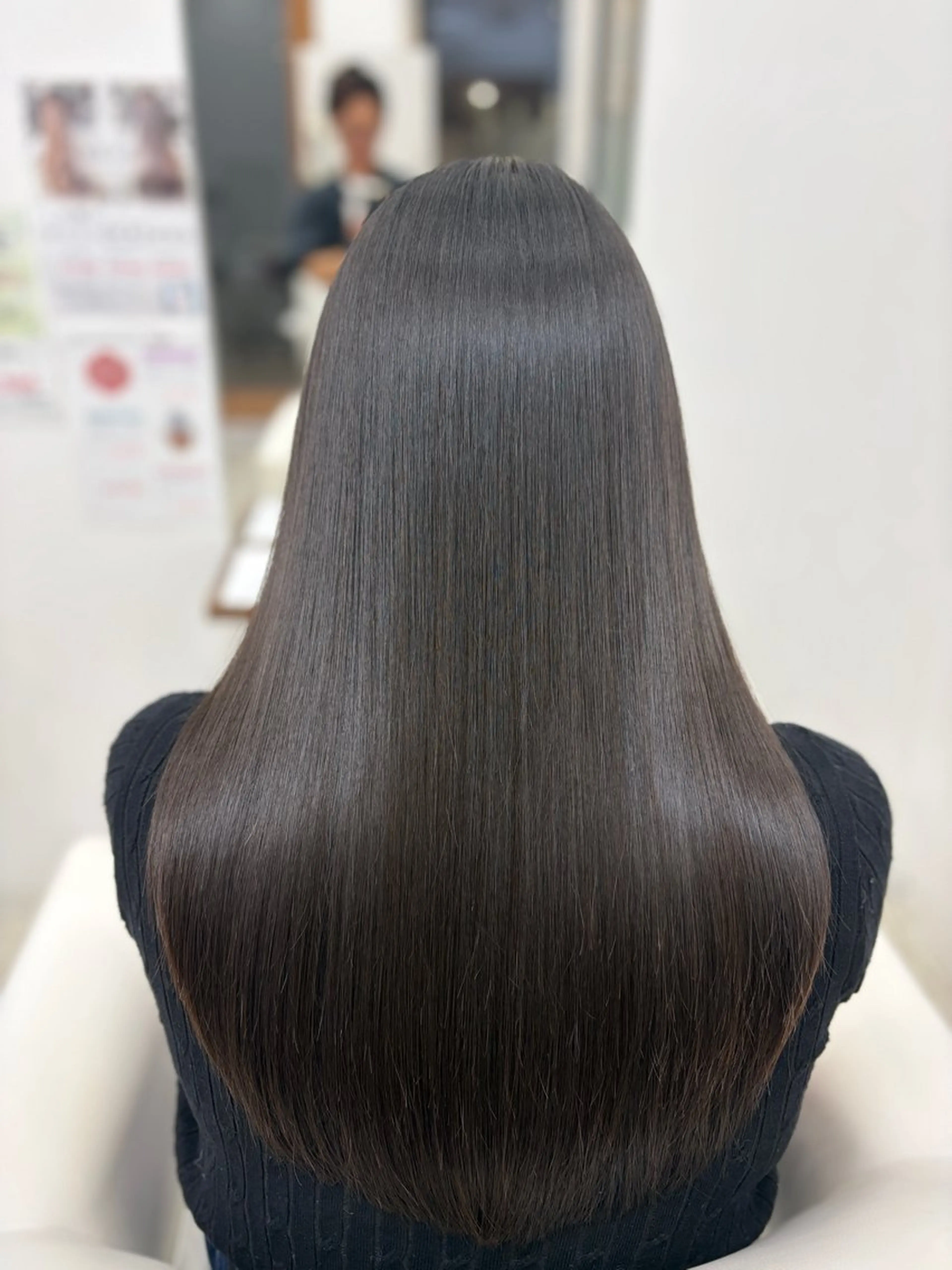 ロング 髪質改善 ロング 縮毛矯正 トリートメント カット 縮毛矯正 トリートメント 髪質改善 東加古川アーティブのヘアスタイル