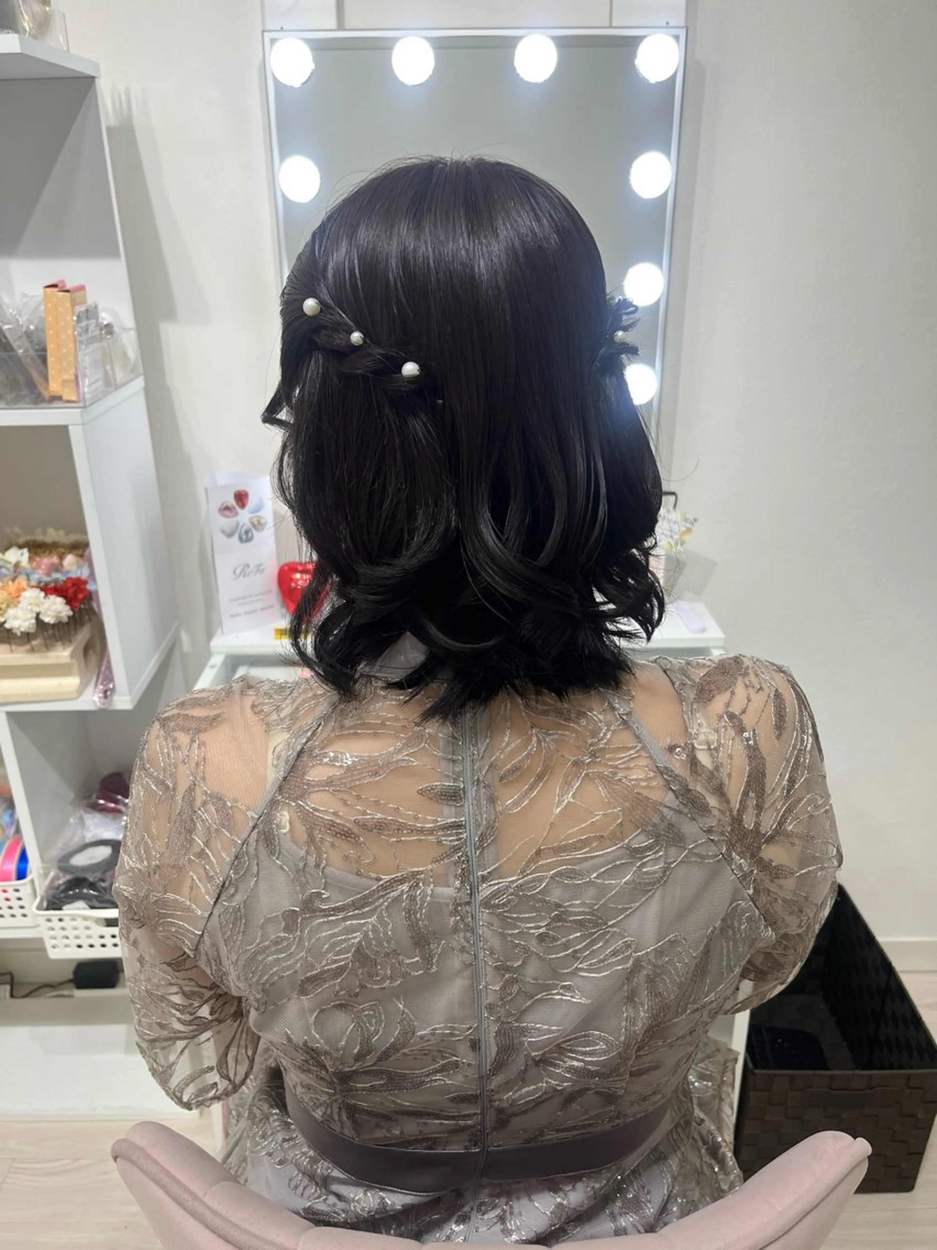 ショート ヘアアレンジ ヘアセット ヘアセットサロン /上坪愛美のヘアスタイル