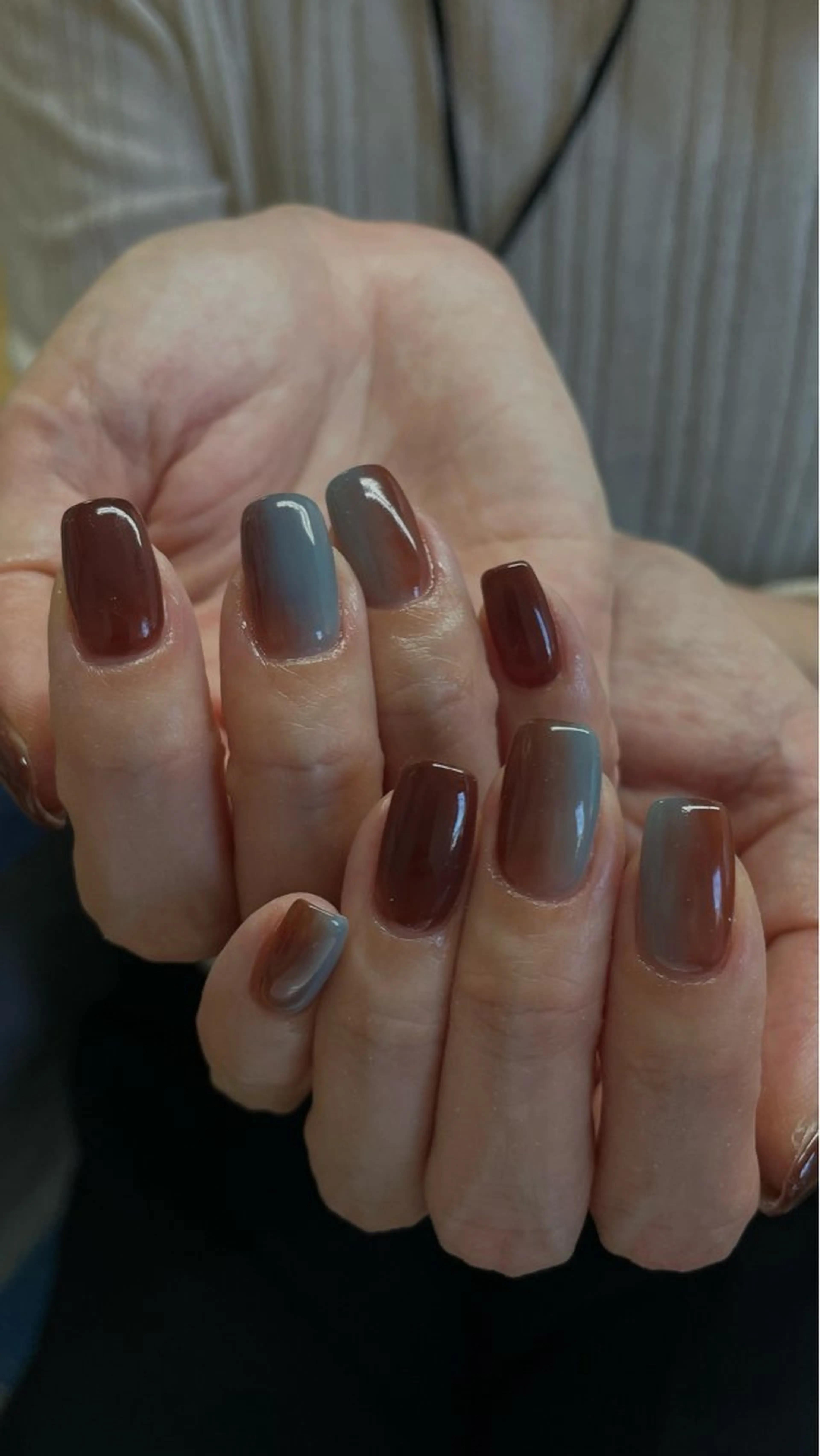 ネイル ブラウン ハンドネイル nail salon Ant.所属・nail salon Ant. arisaのネイルデザイン