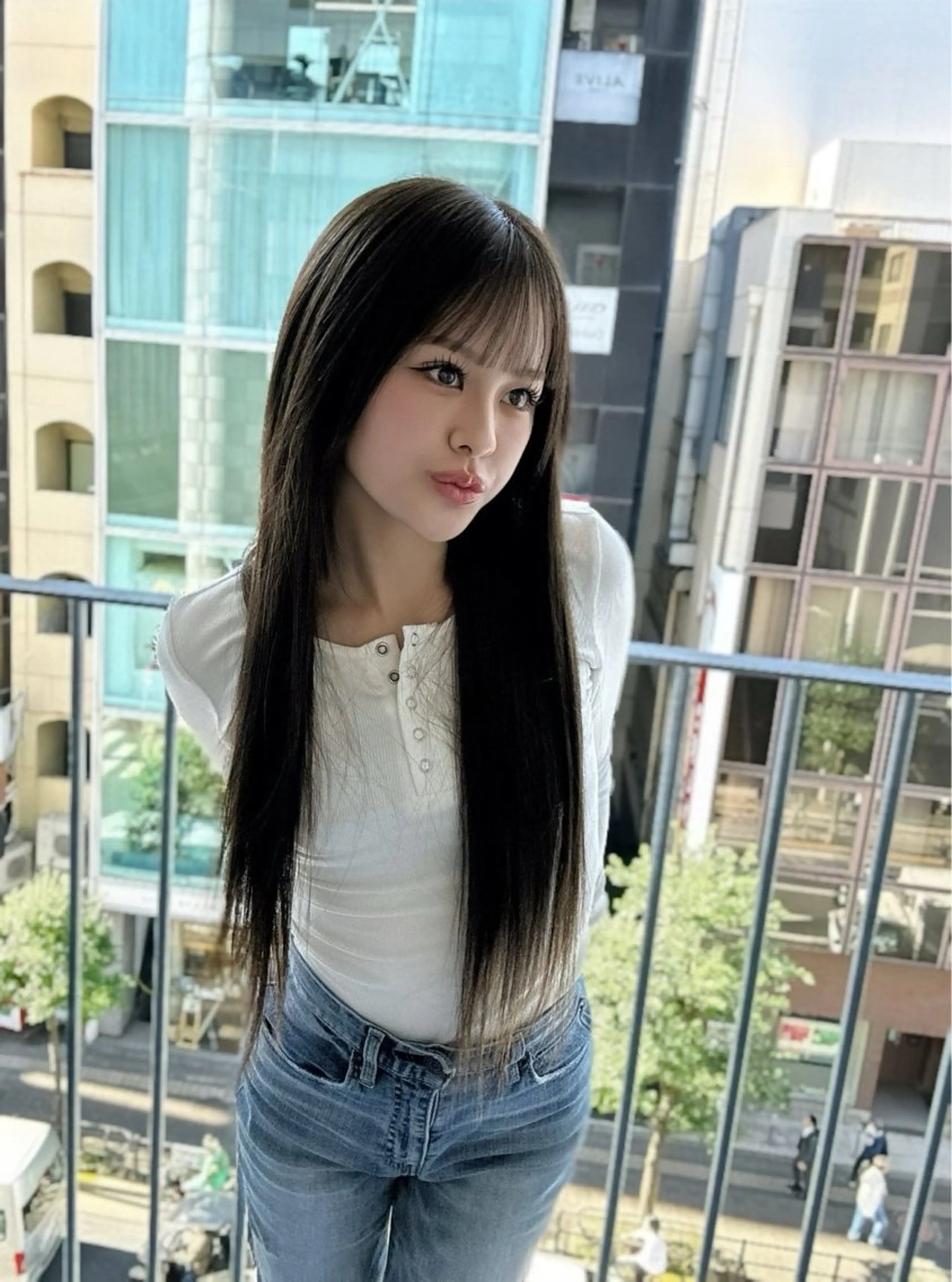 ロング カラー プルエクステ エクステ ヘアカラー エクステ プルエクステ◆ Fi-Ne吉祥寺のヘアスタイル