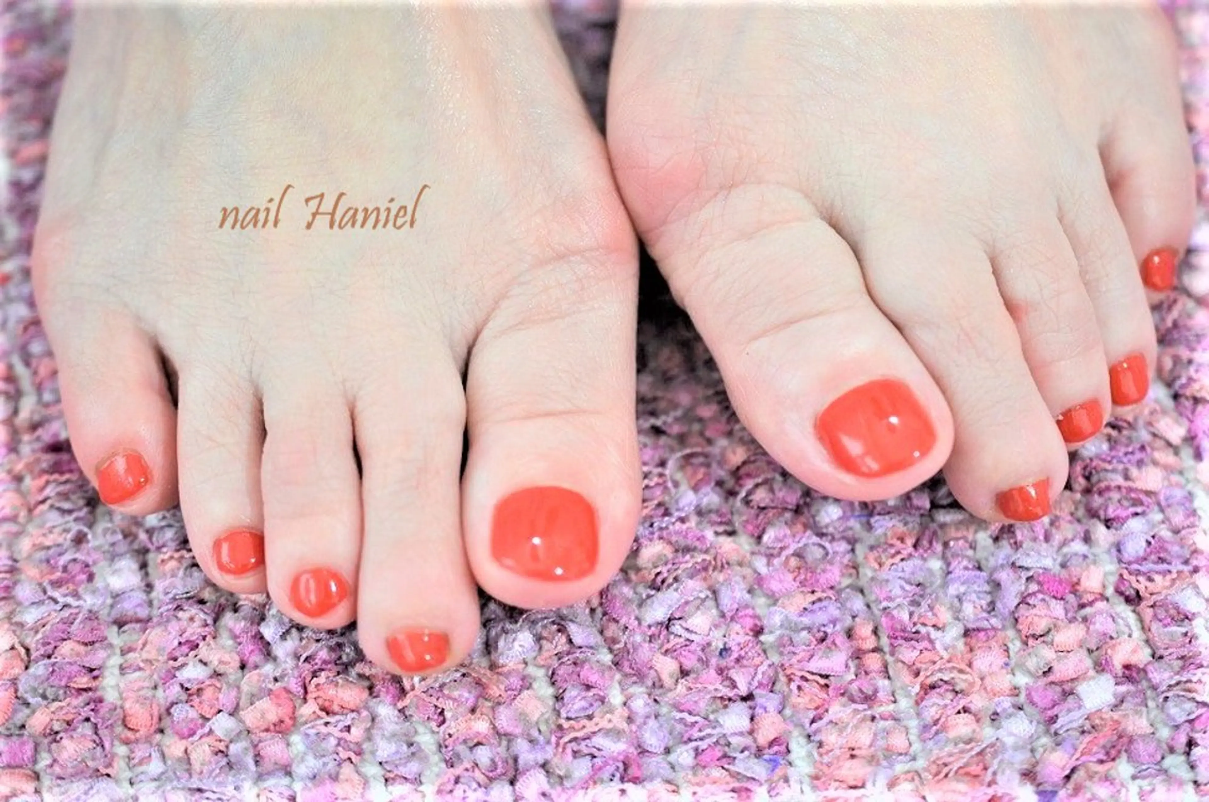 ネイル アートネイル フットネイル ジェルネイル グラデーション オフィスネイル nail Haniel所属・半蔵門サロンハニエル 魅神 ちよのネイルデザイン