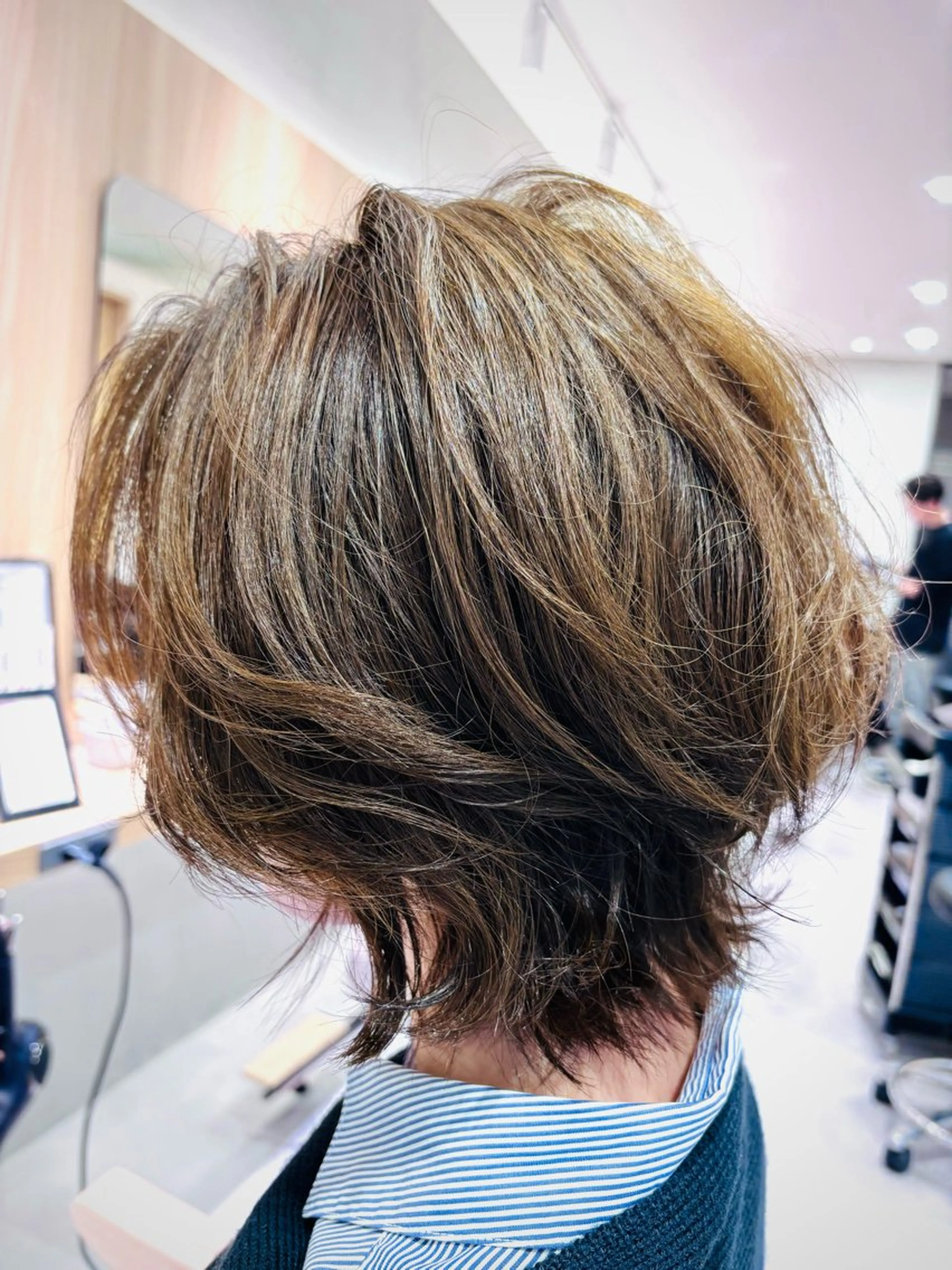 ミディアム ヘアカラー トリートメント 白井俊哉/ショート 美髪トリートメントのヘアスタイル