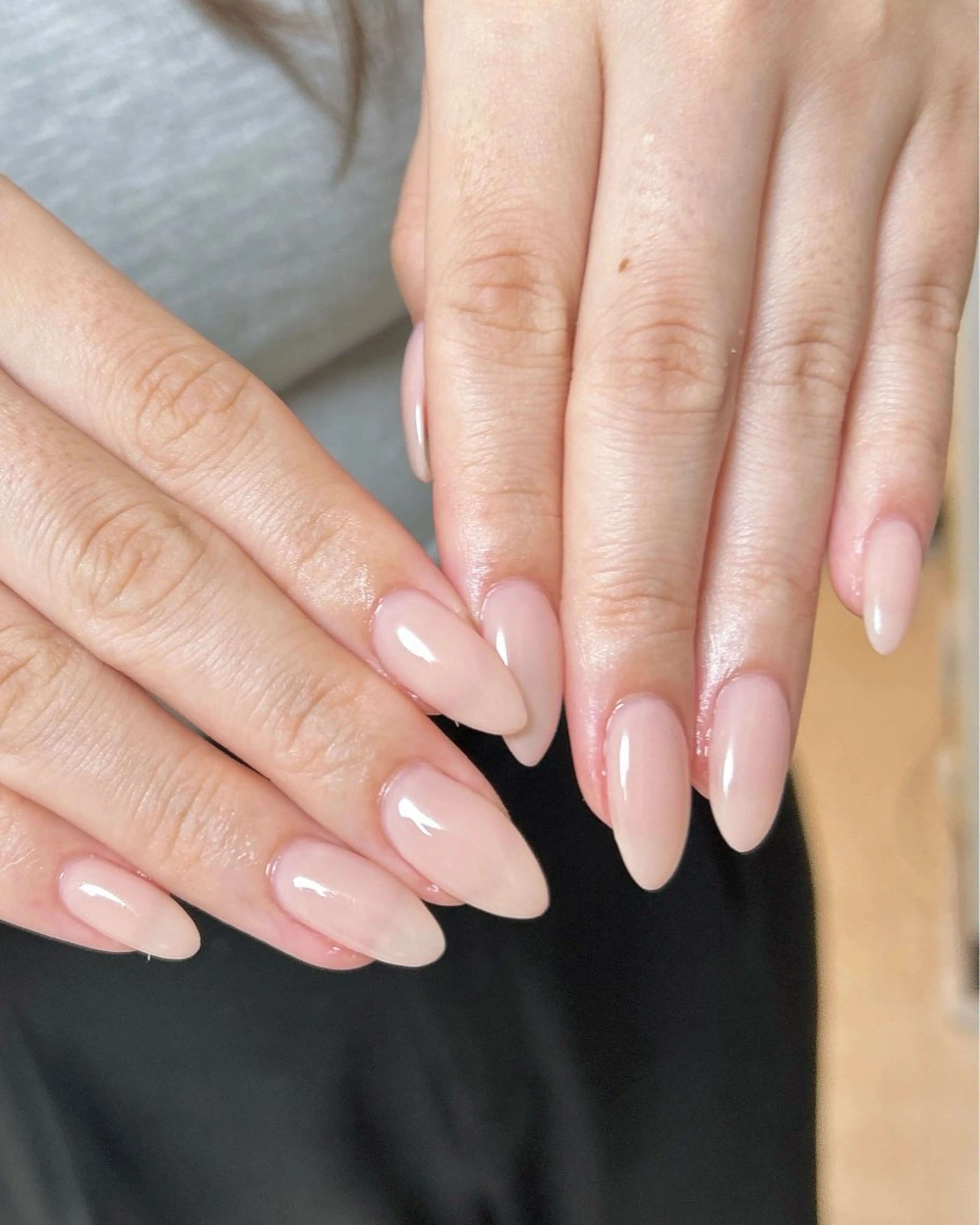 ネイル ワンカラーネイル ハンドネイル ten nail salon　かえでのネイルデザイン