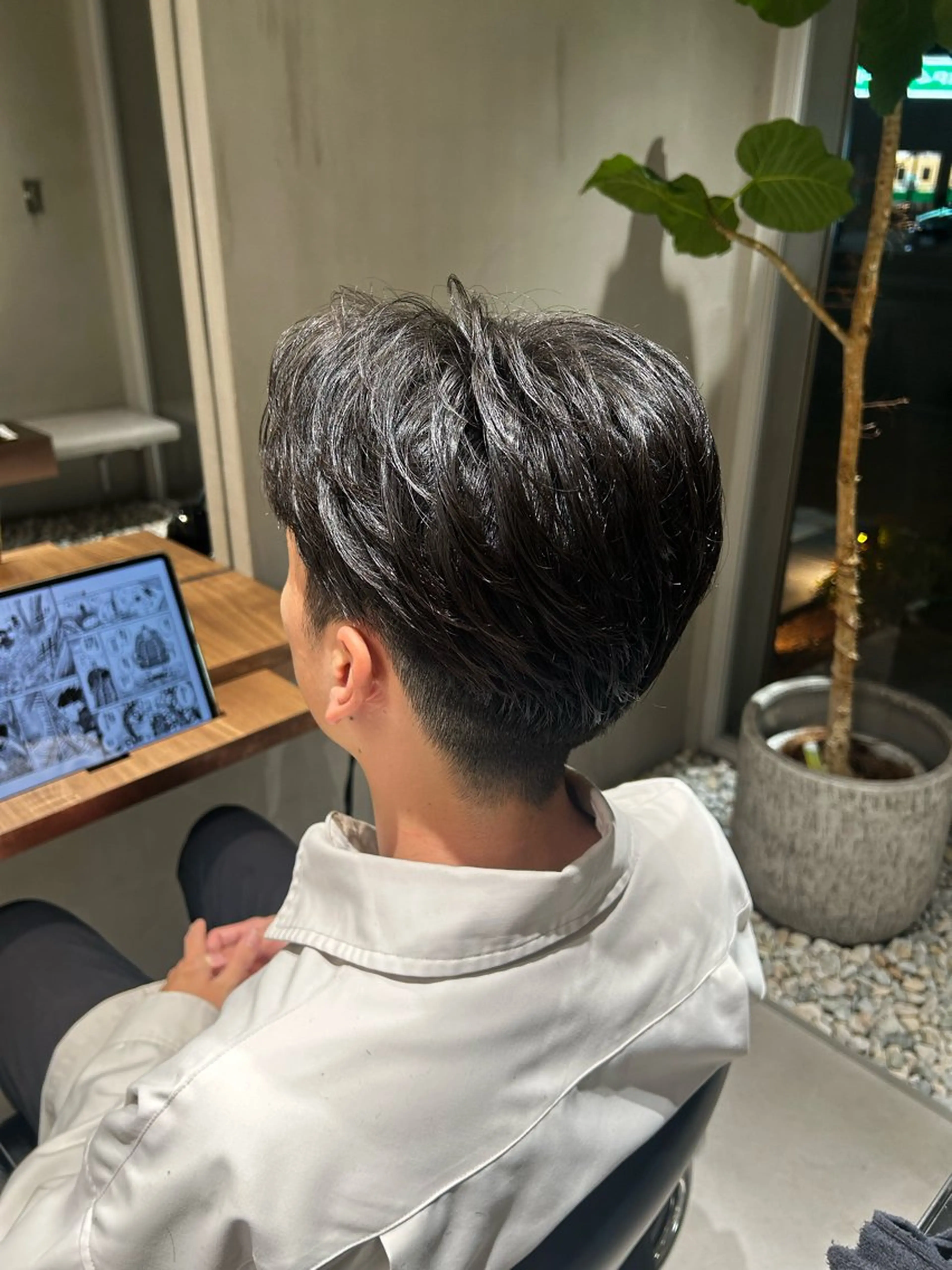 メンズ人気No, 1★爽やかメンズカット+眉カット or 炭酸スパ ¥ 5400の写真