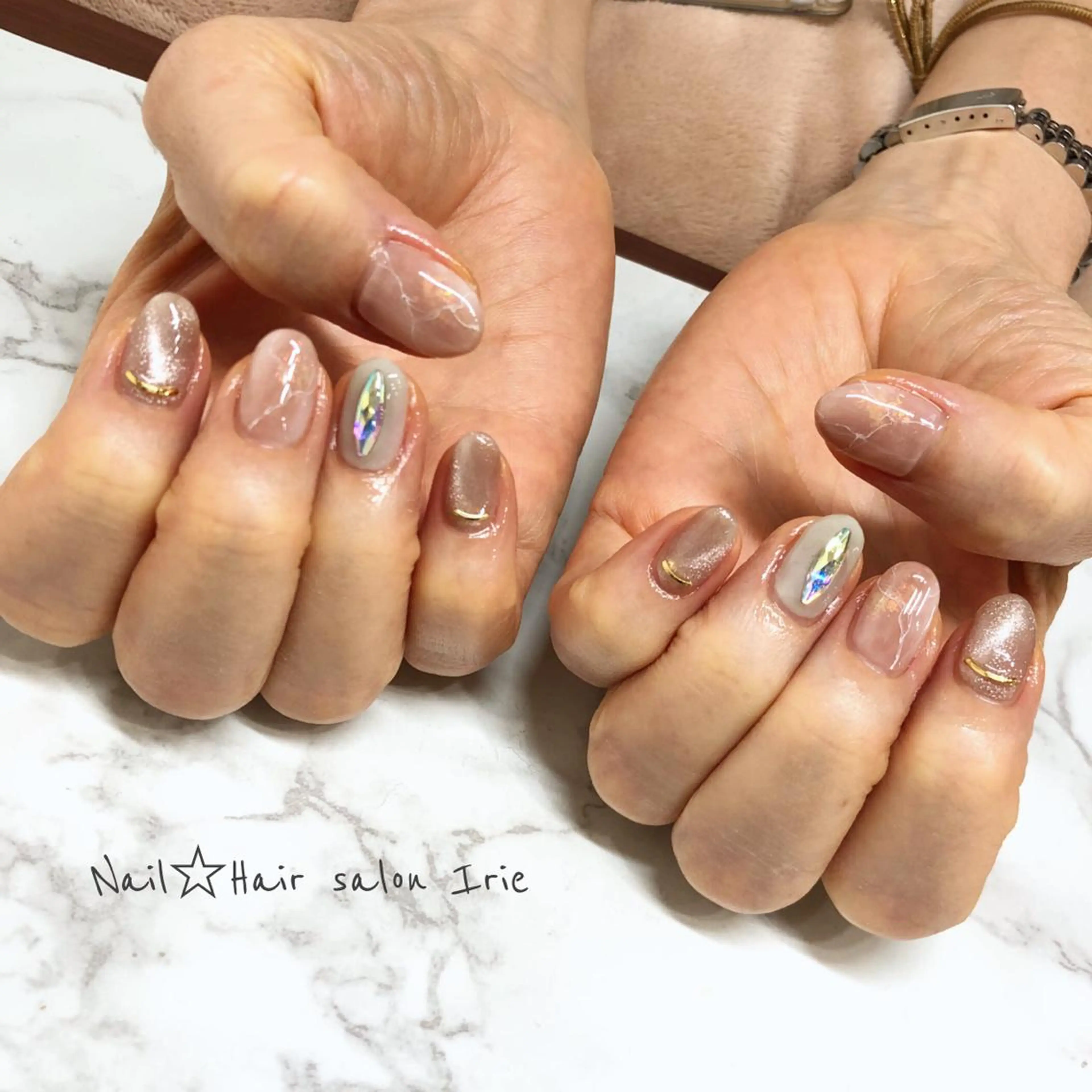 ネイル ハンドネイル Hair salon Irie所属・與儀 知佳のネイルデザイン