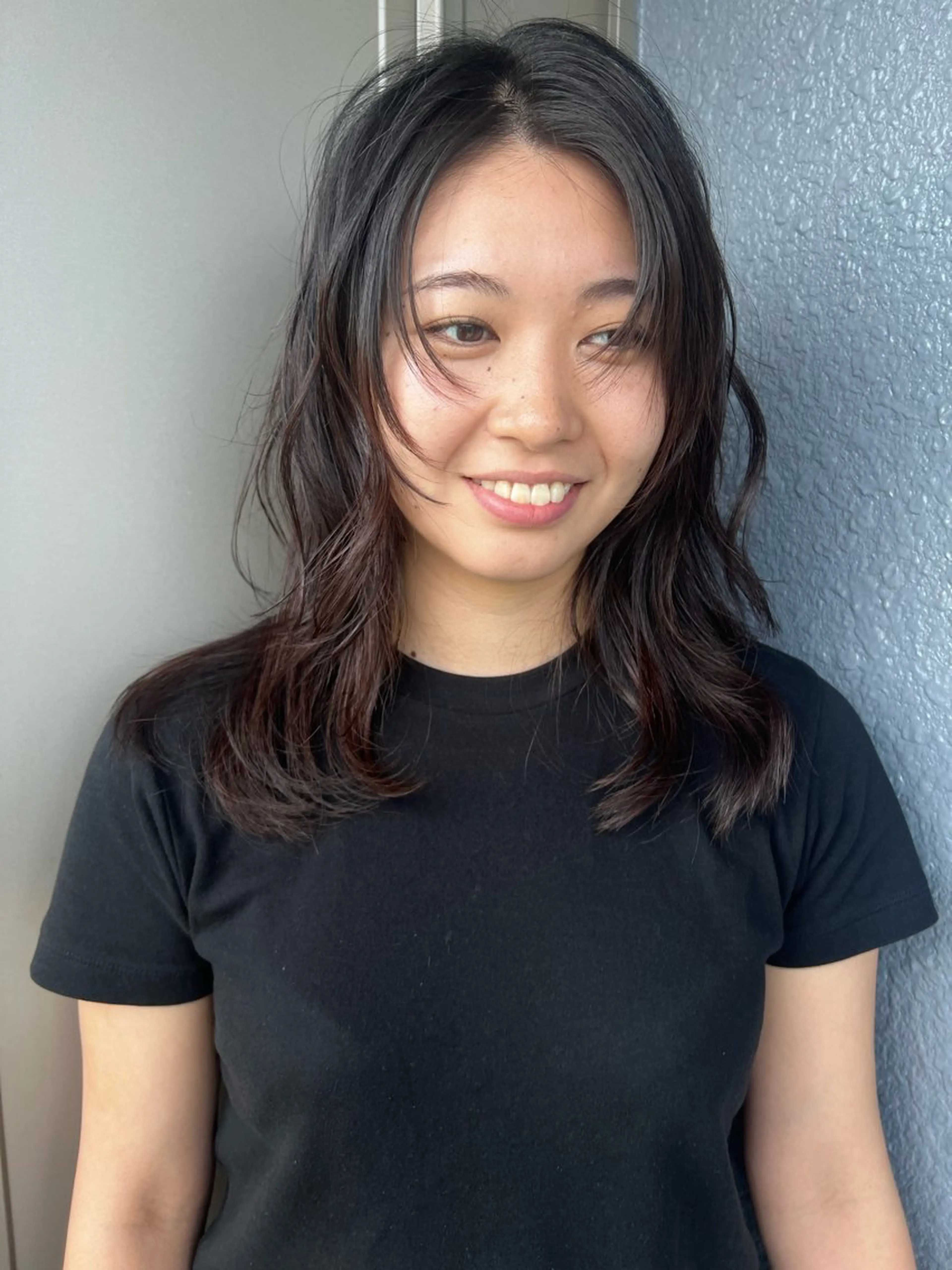 ロング カット nishibu ayukaのヘアスタイル