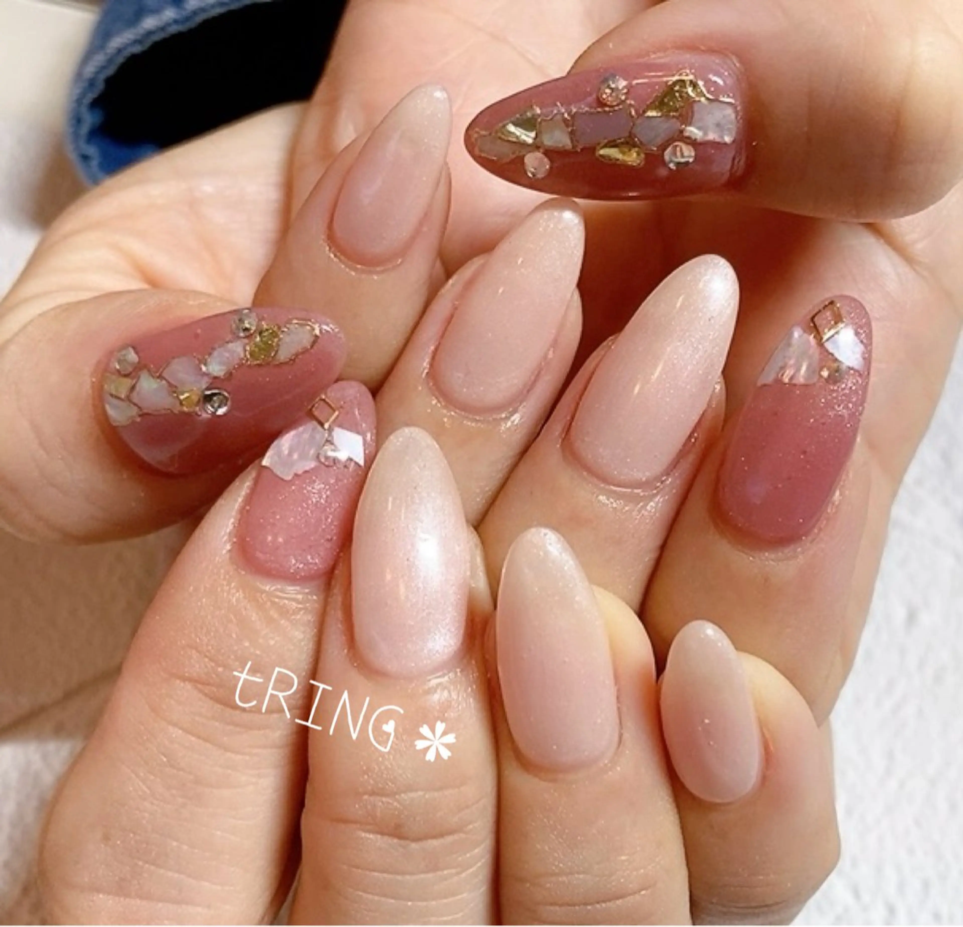 ネイル ハンドネイル tRING* しいの木台のネイルデザイン