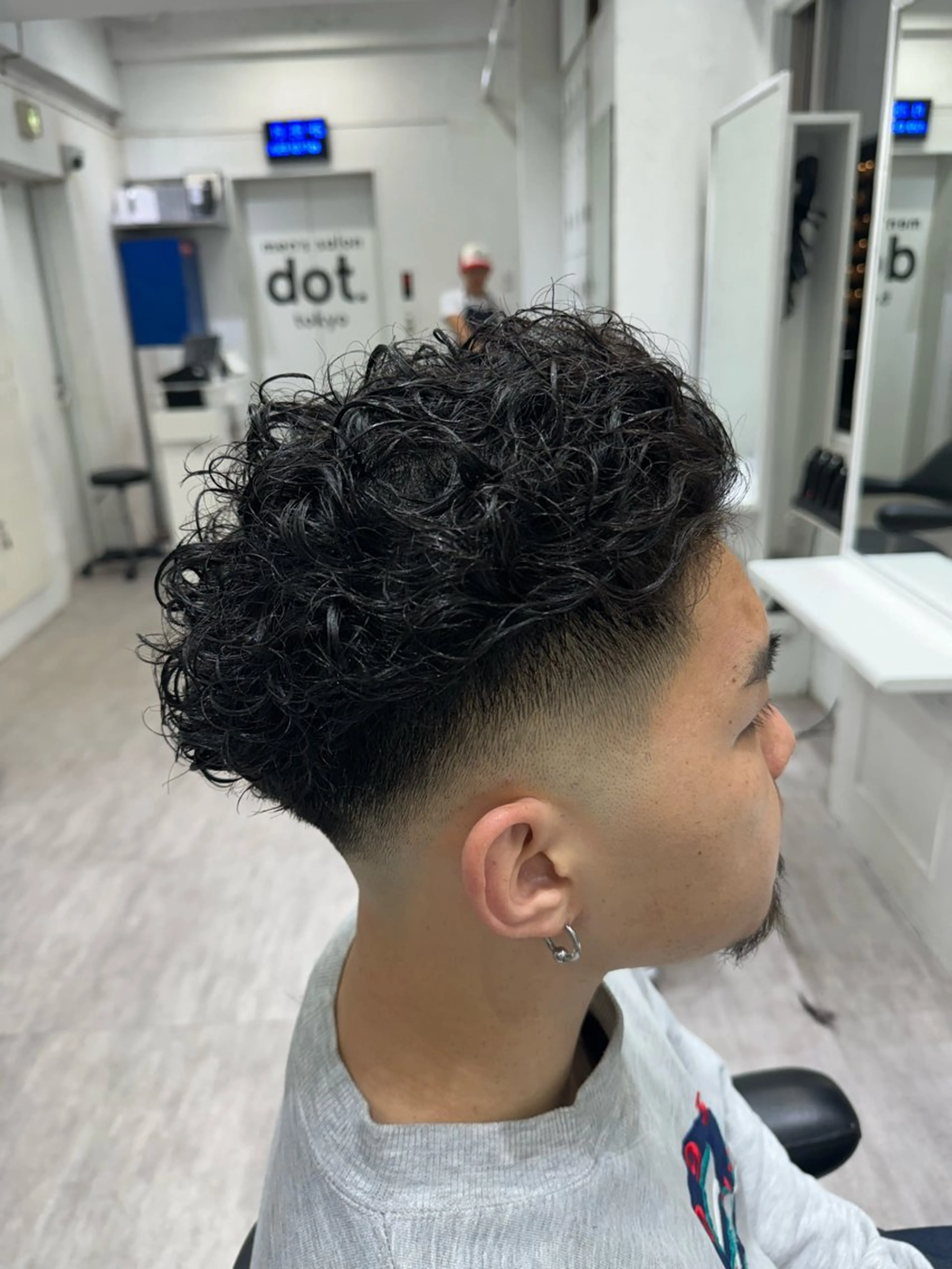 ショート パーマ メンズ ✨️メンズカット 長谷野真吾✨️のヘアスタイル