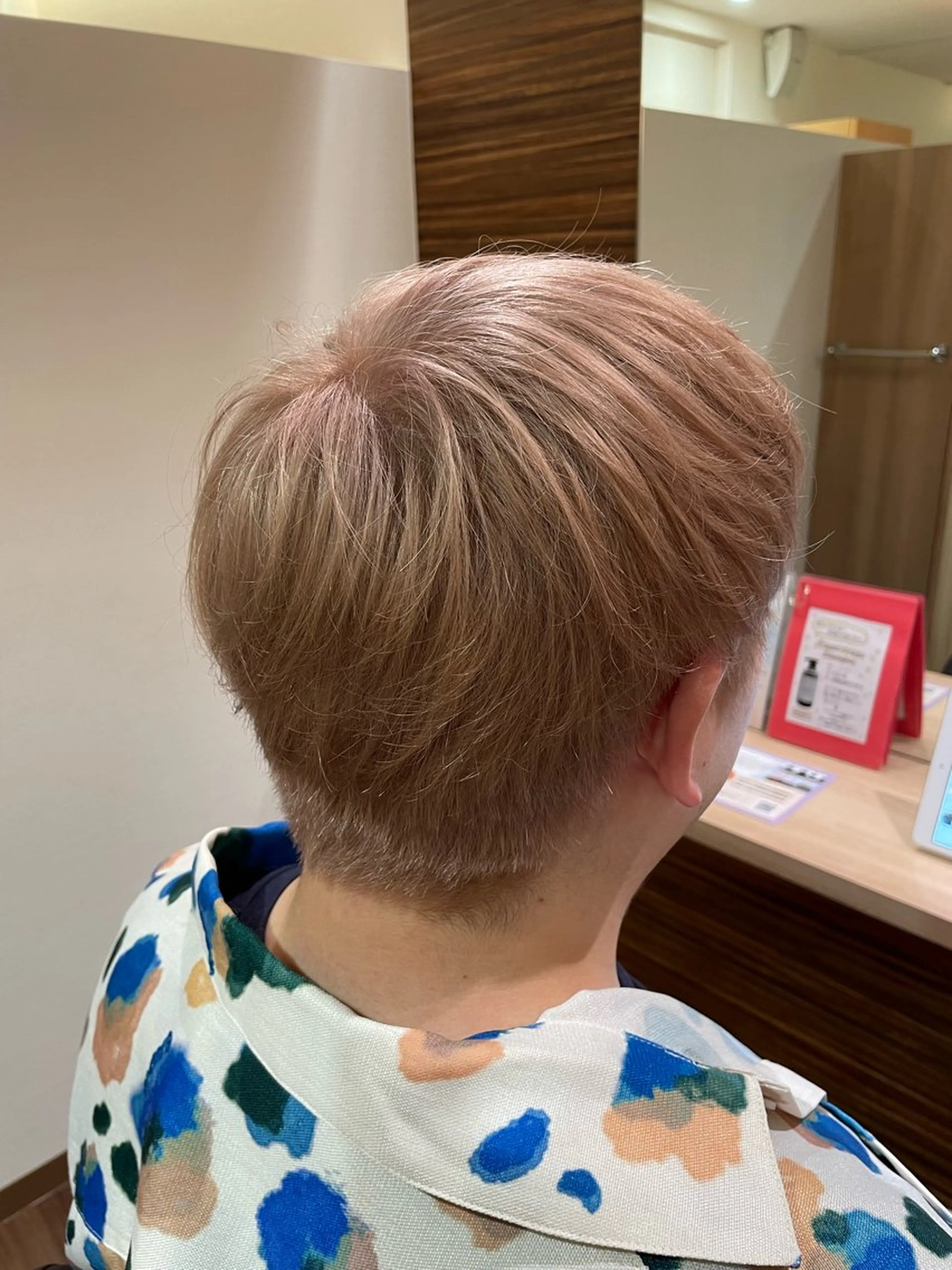 ショート カラー メンズ 中嶋 ナカジマのヘアスタイル