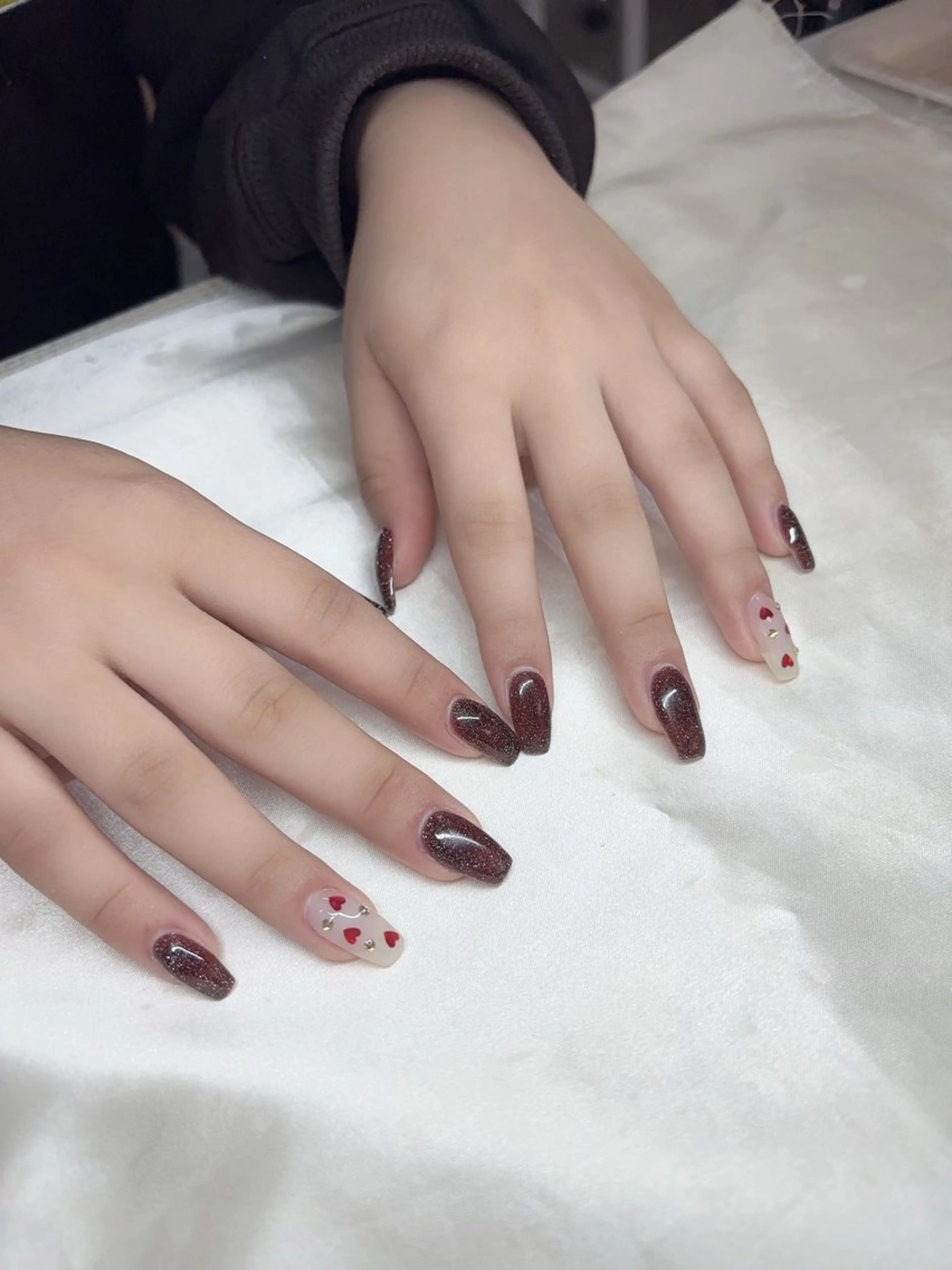 ネイル 韓国ネイル 持ち込み ニュアンスネイル ネイルチップ ハンドネイル TABI ANA.CHUOのネイルデザイン